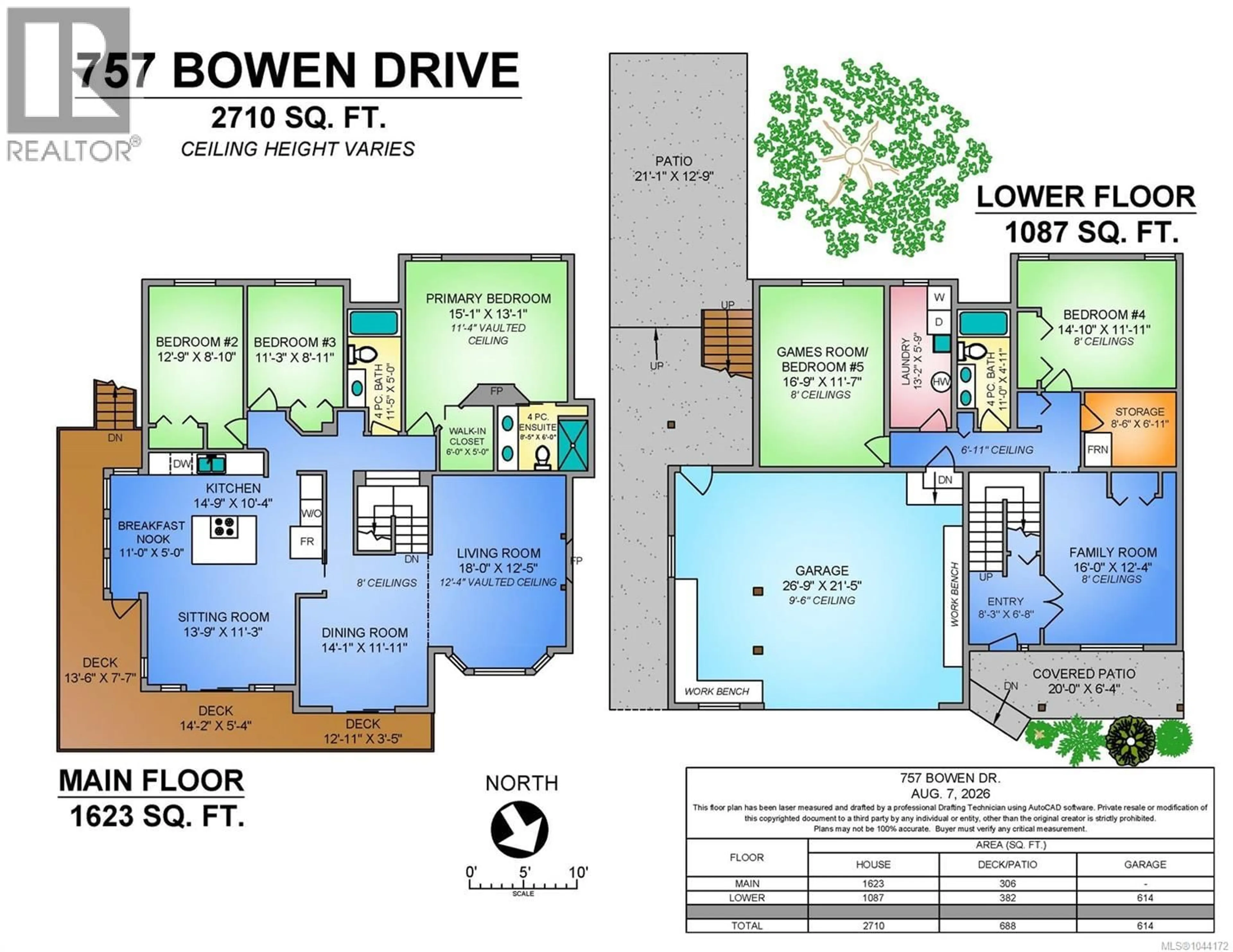 Floor plan for 757 BOWEN DRIVE, Campbell River British Columbia V9H1S2