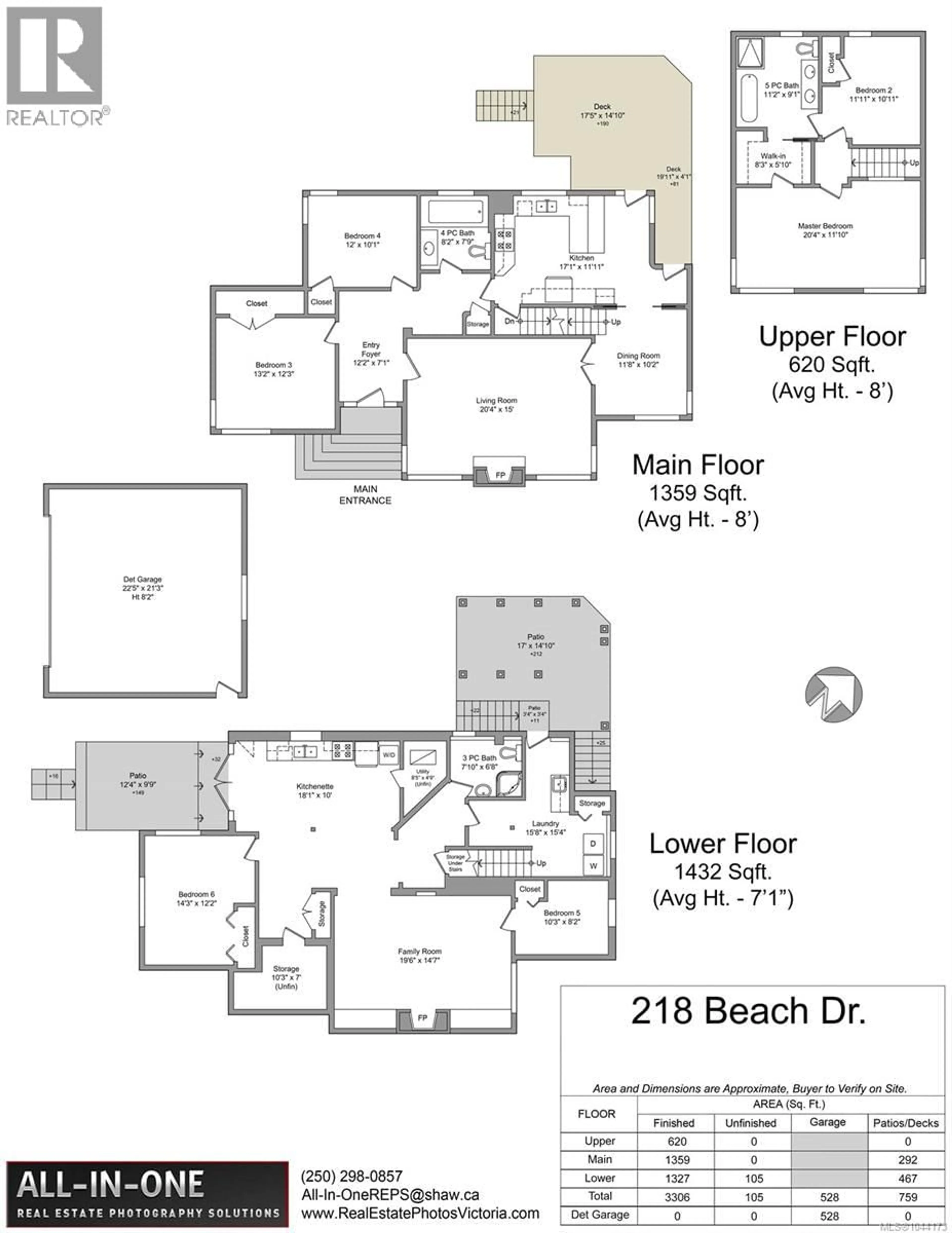 Floor plan for 218 BEACH DRIVE, Oak Bay British Columbia V8S2M1