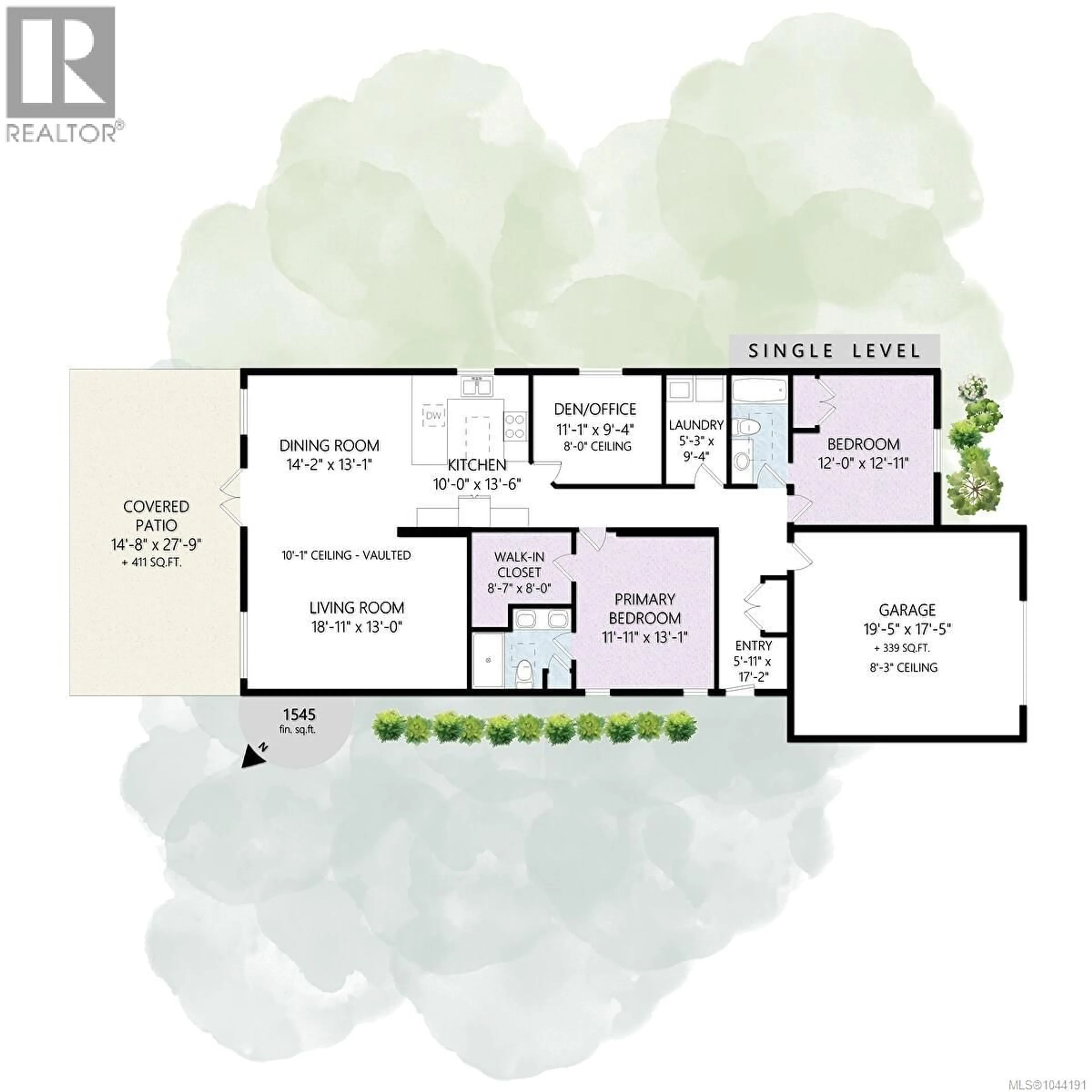 Floor plan for 5 - 7586 TETAYUT ROAD, Central Saanich British Columbia V8M0B4