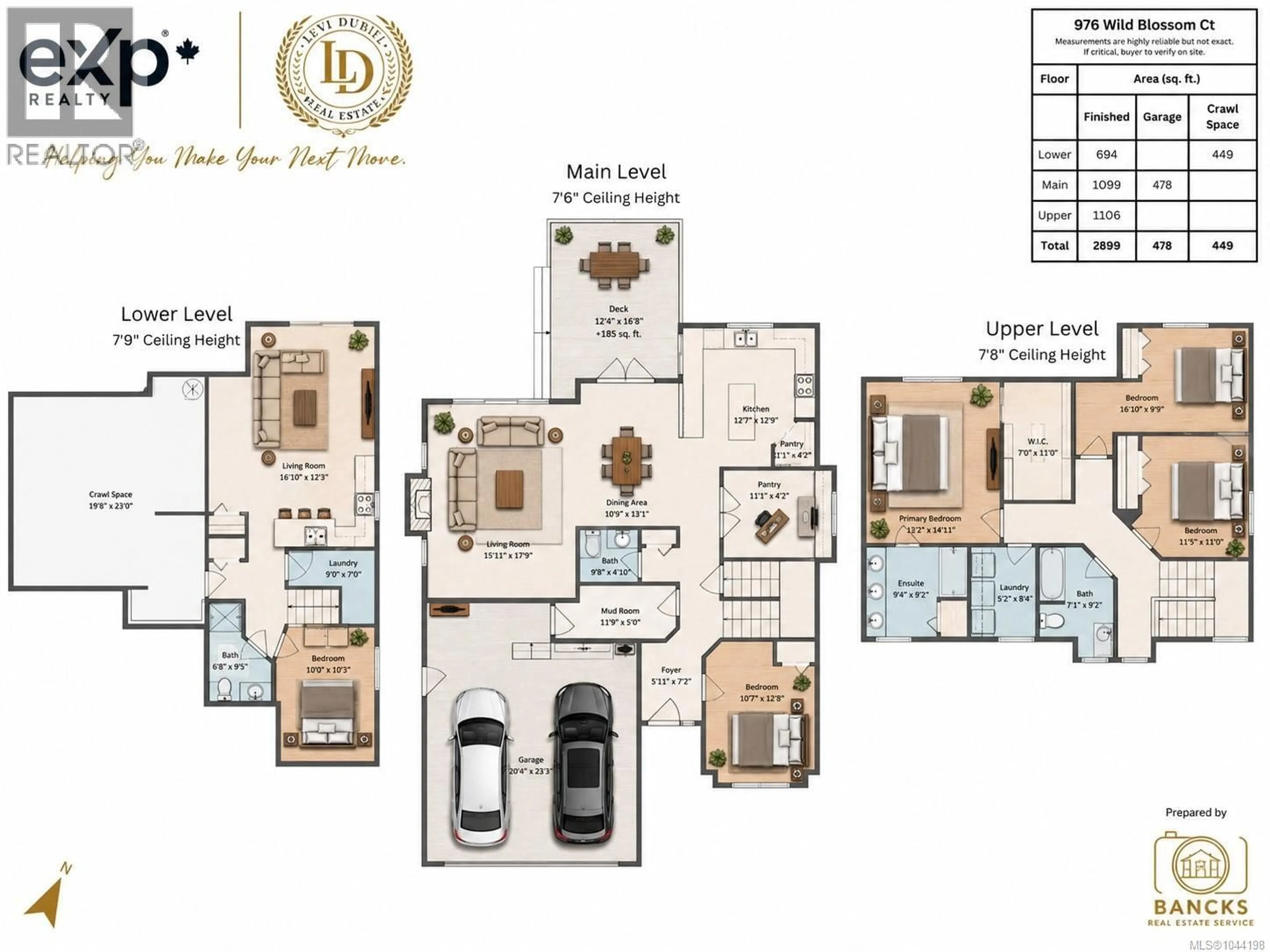 Floor plan for 976 WILD BLOSSOM COURT, Langford British Columbia V9C4M8