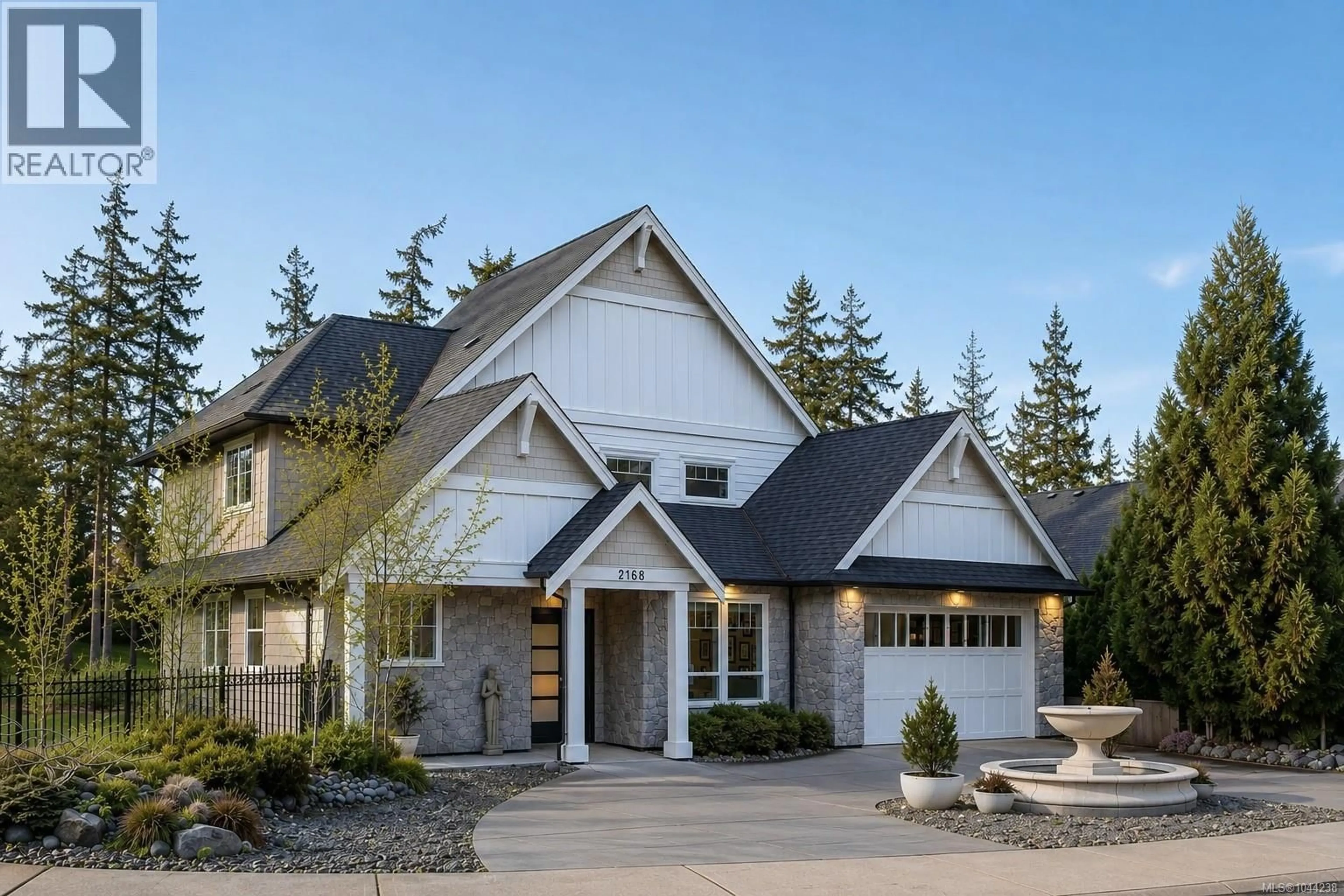 Home with vinyl exterior material, street for 2168 CHAMPIONS WAY, Langford British Columbia V9B0R9