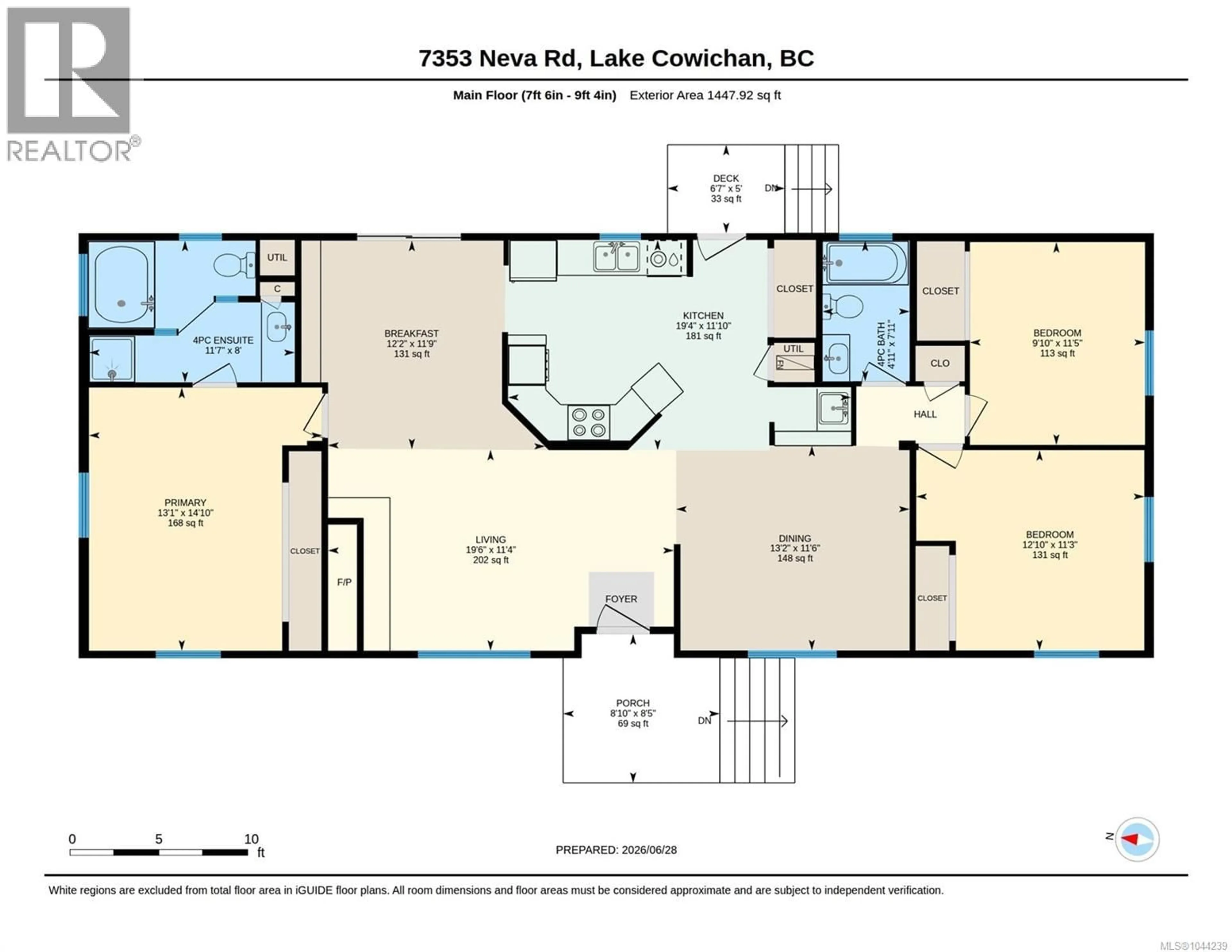 Floor plan for 7353 NEVA ROAD, Lake Cowichan British Columbia V0R2G0
