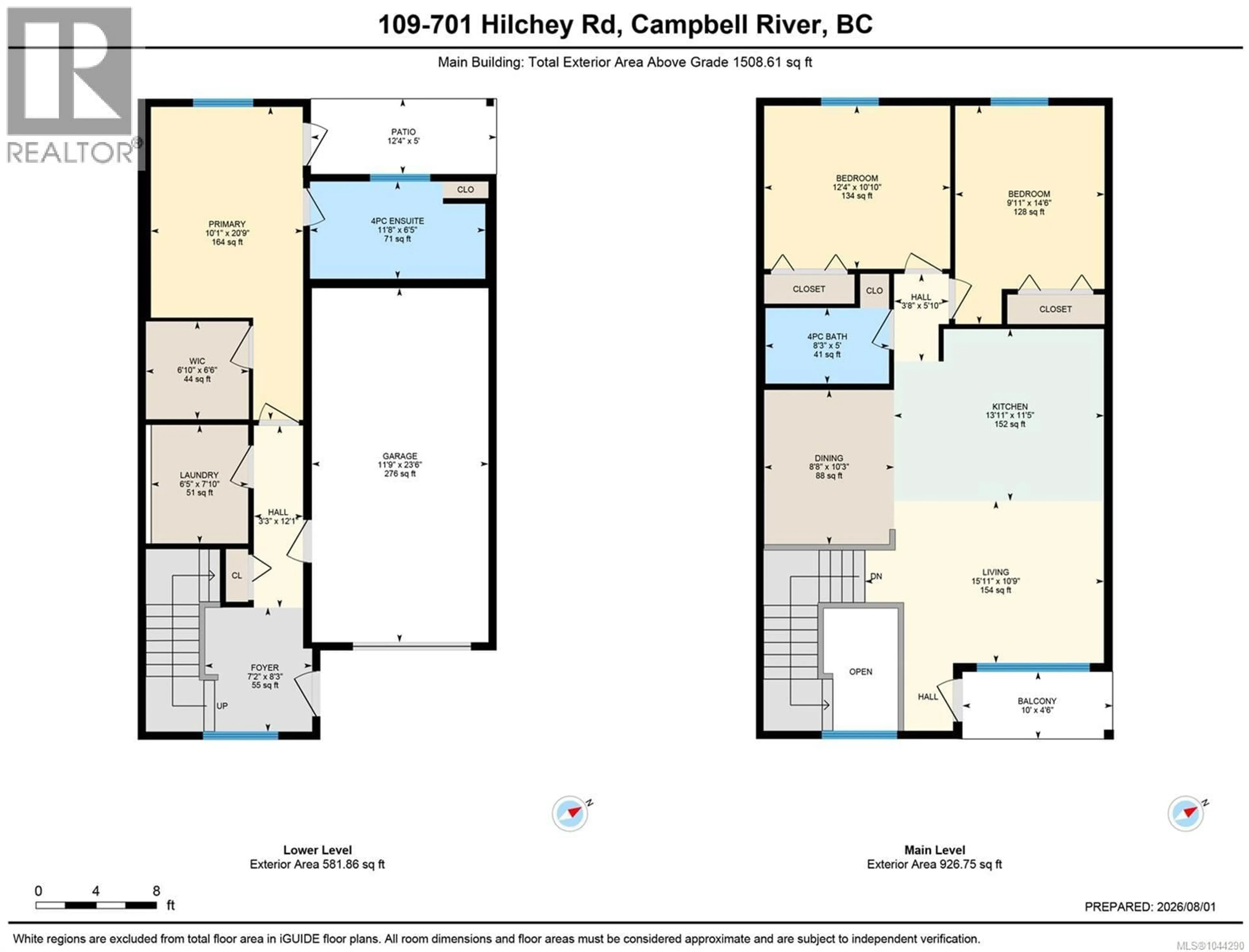 Floor plan for 109 - 701 HILCHEY ROAD, Campbell River British Columbia V9W0A2