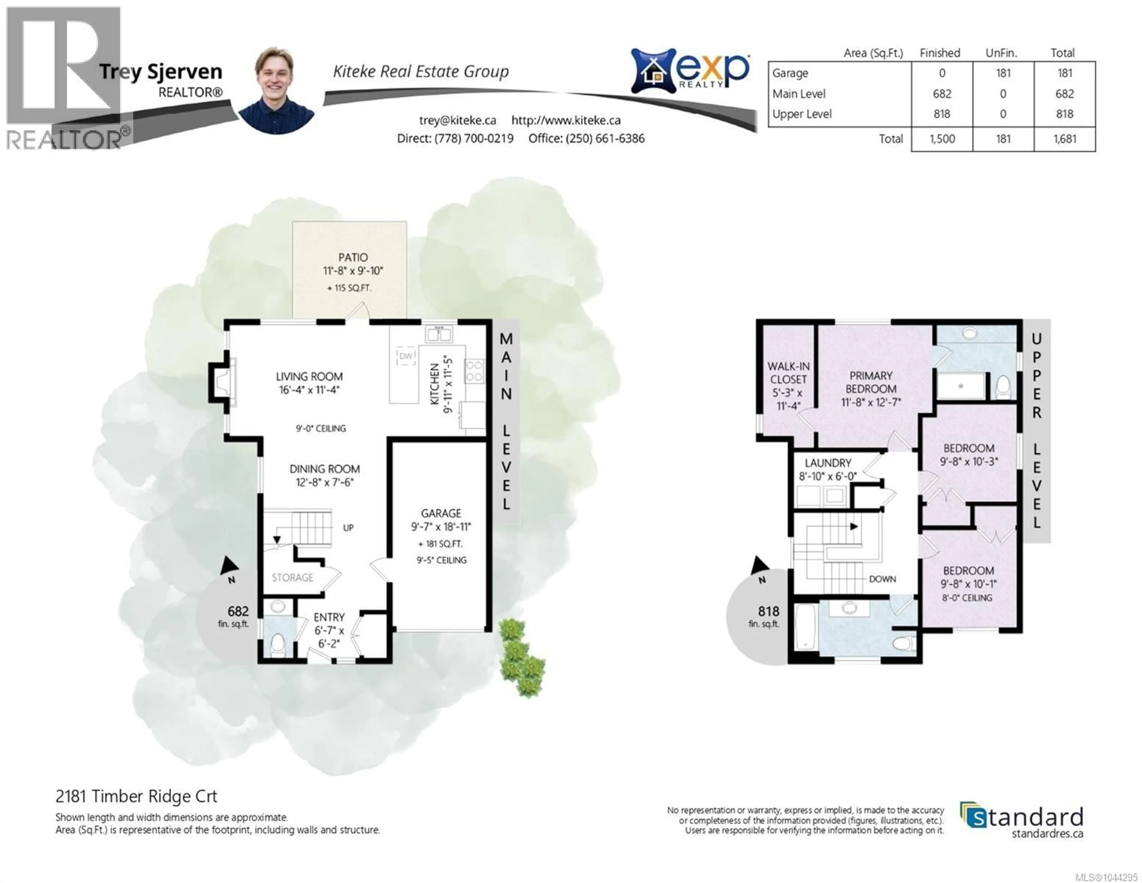 Floor plan for 2181 TIMBER RIDGE COURT, Central Saanich British Columbia V8M0C2