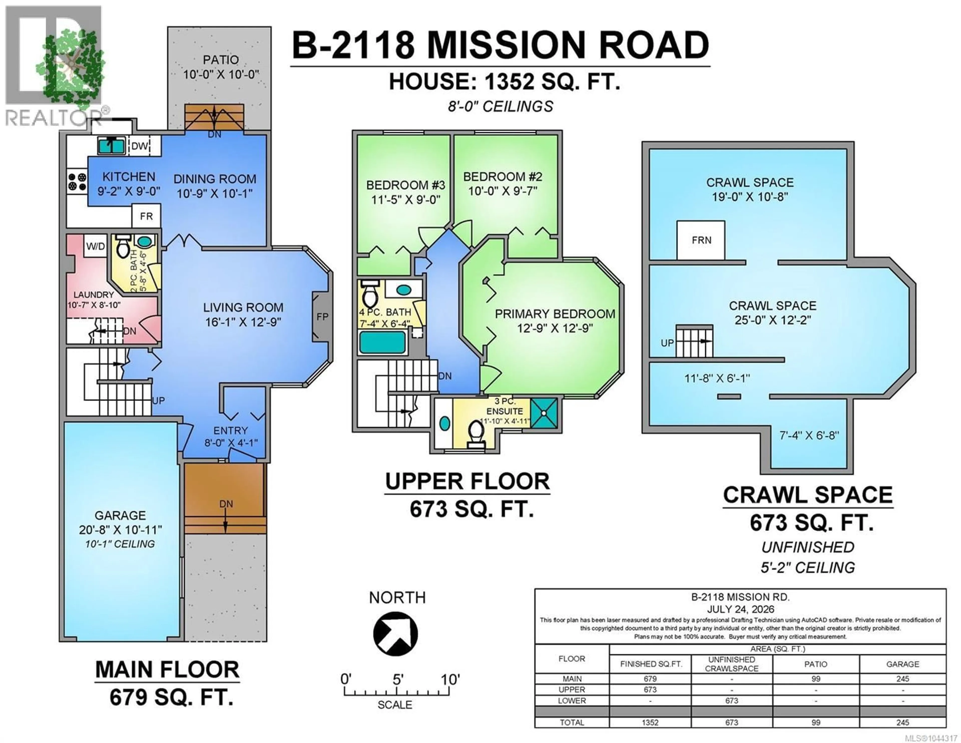 Floor plan for B - 2118 MISSION ROAD, Courtenay British Columbia V9N8Y7