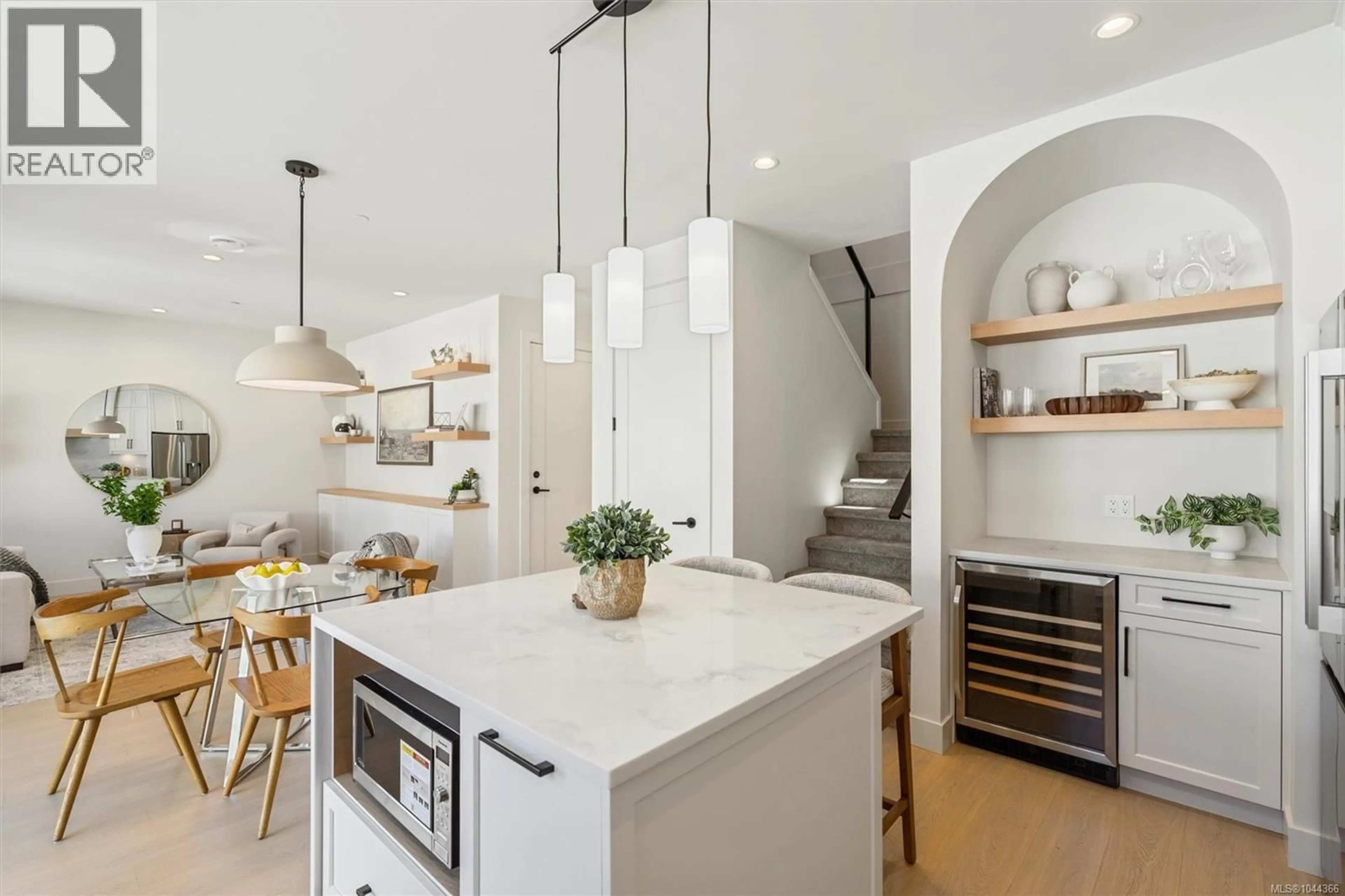 Contemporary kitchen, ceramic/tile floor for 830 BLACKBIRD PLACE, Langford British Columbia V9B6H4