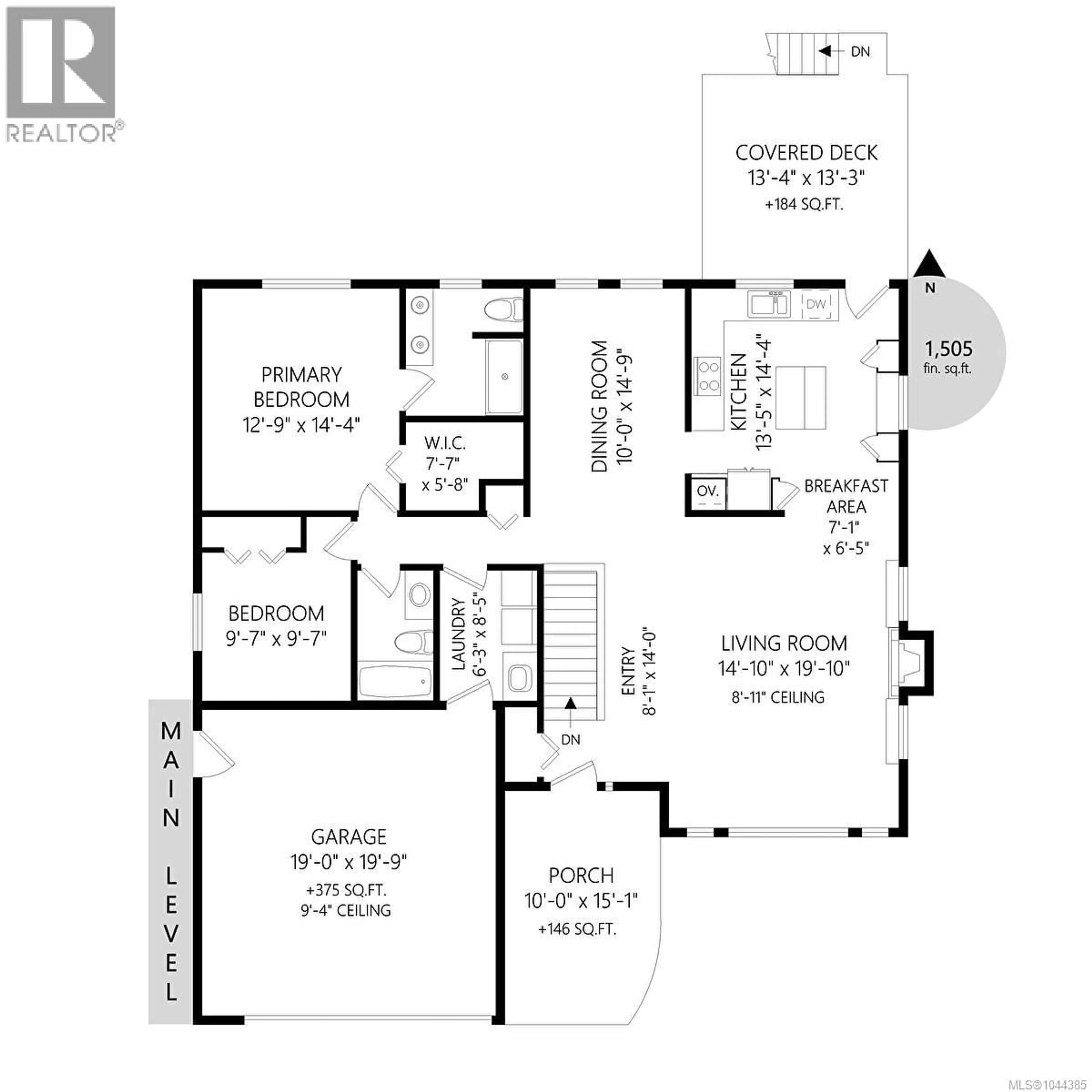 Floor plan for 1617 SIMON PLACE, Cowichan Bay British Columbia V0R1N1