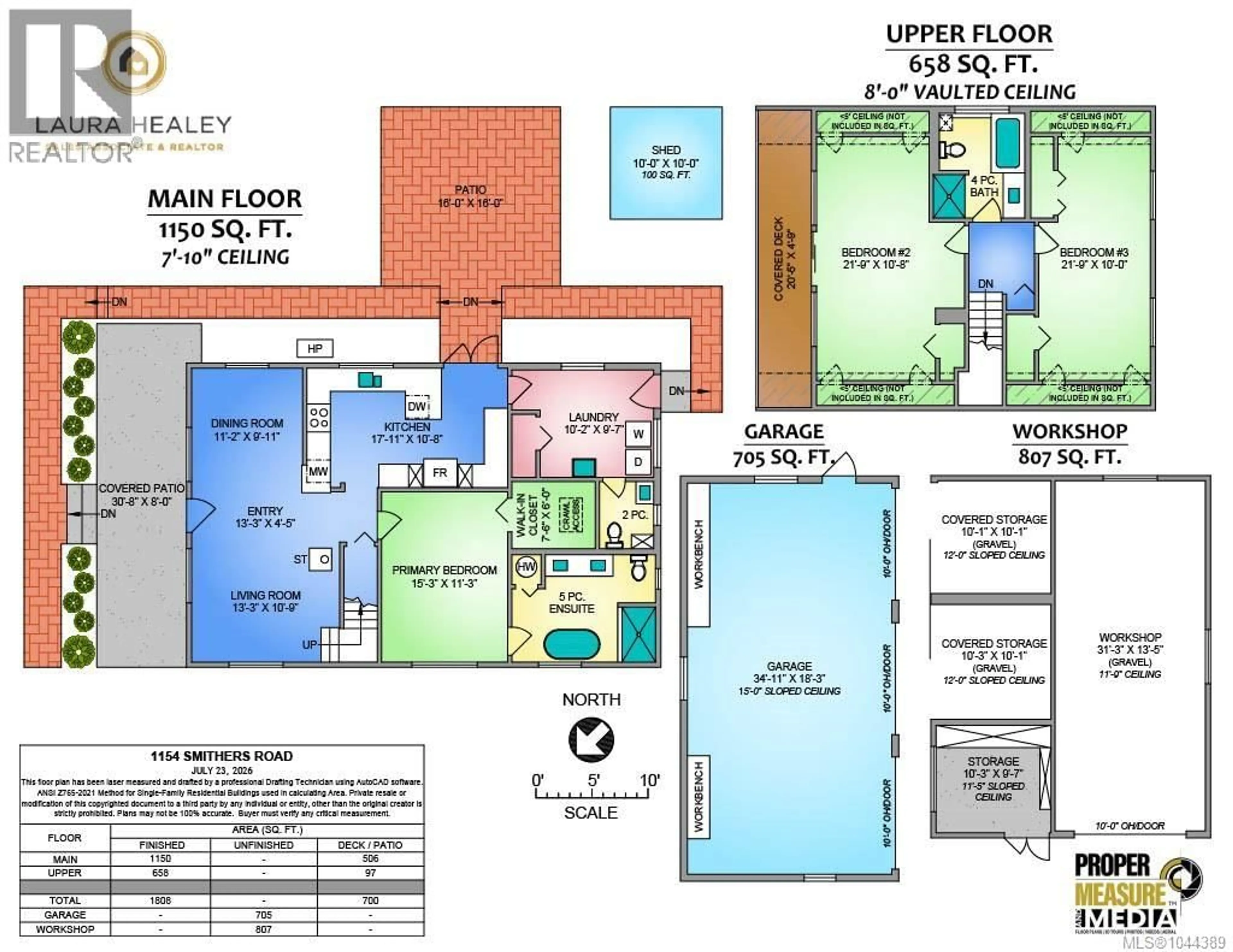 Floor plan for 1154 SMITHERS ROAD, Errington British Columbia V9P2C1