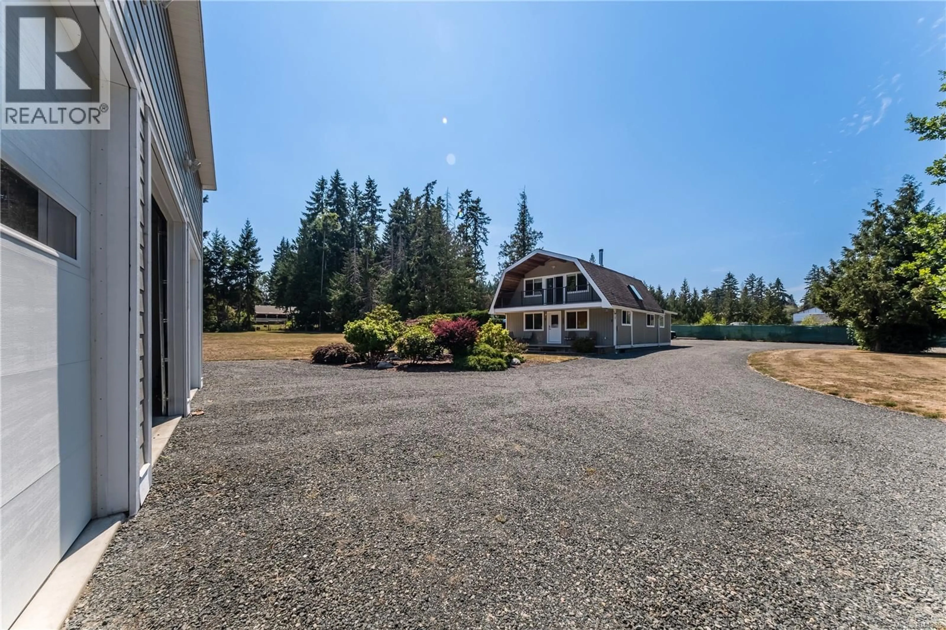 A pic from outside/outdoor area/front of a property/back of a property/a pic from drone, unknown for 1154 SMITHERS ROAD, Errington British Columbia V9P2C1