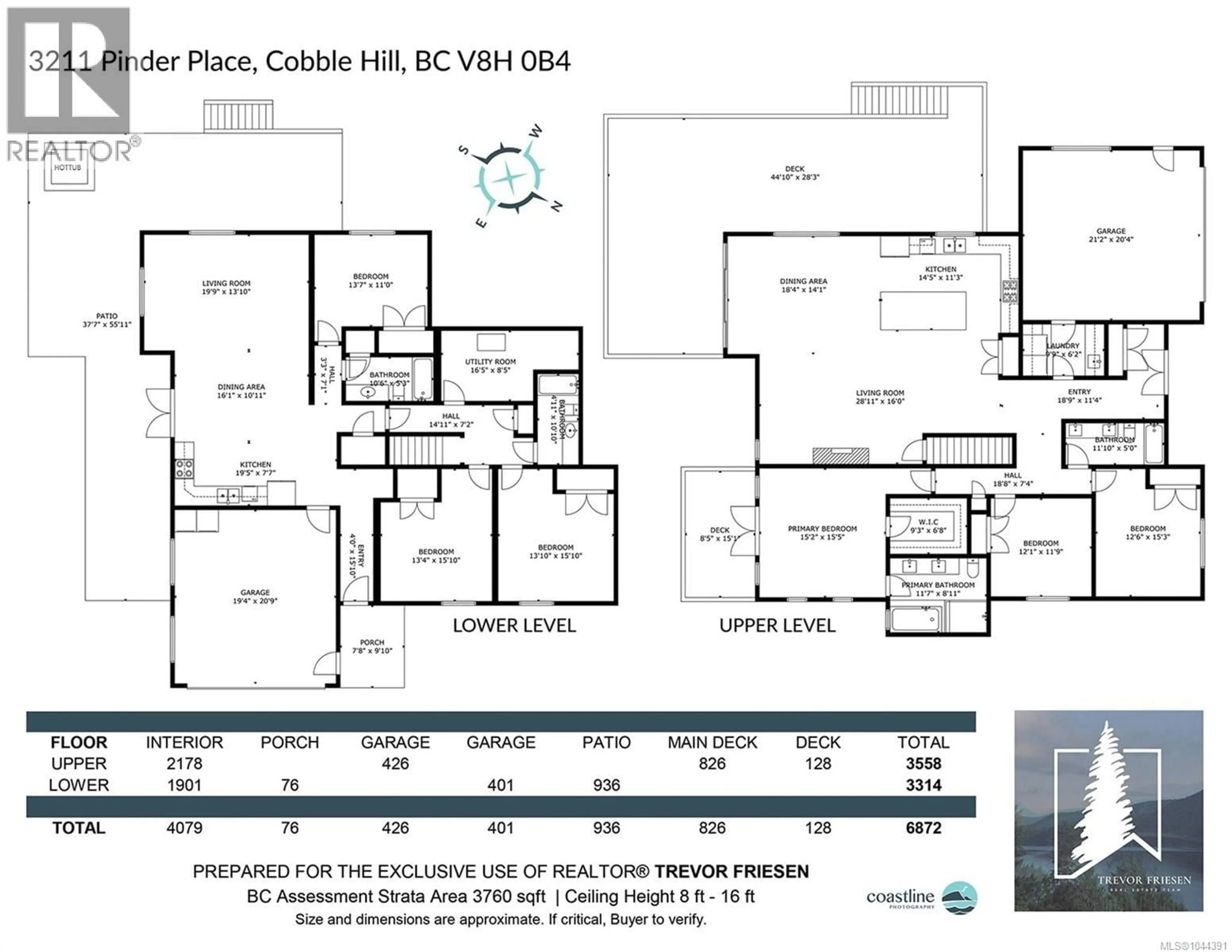 Floor plan for 3211 PINDER PLACE, Cobble Hill British Columbia V0R1L6