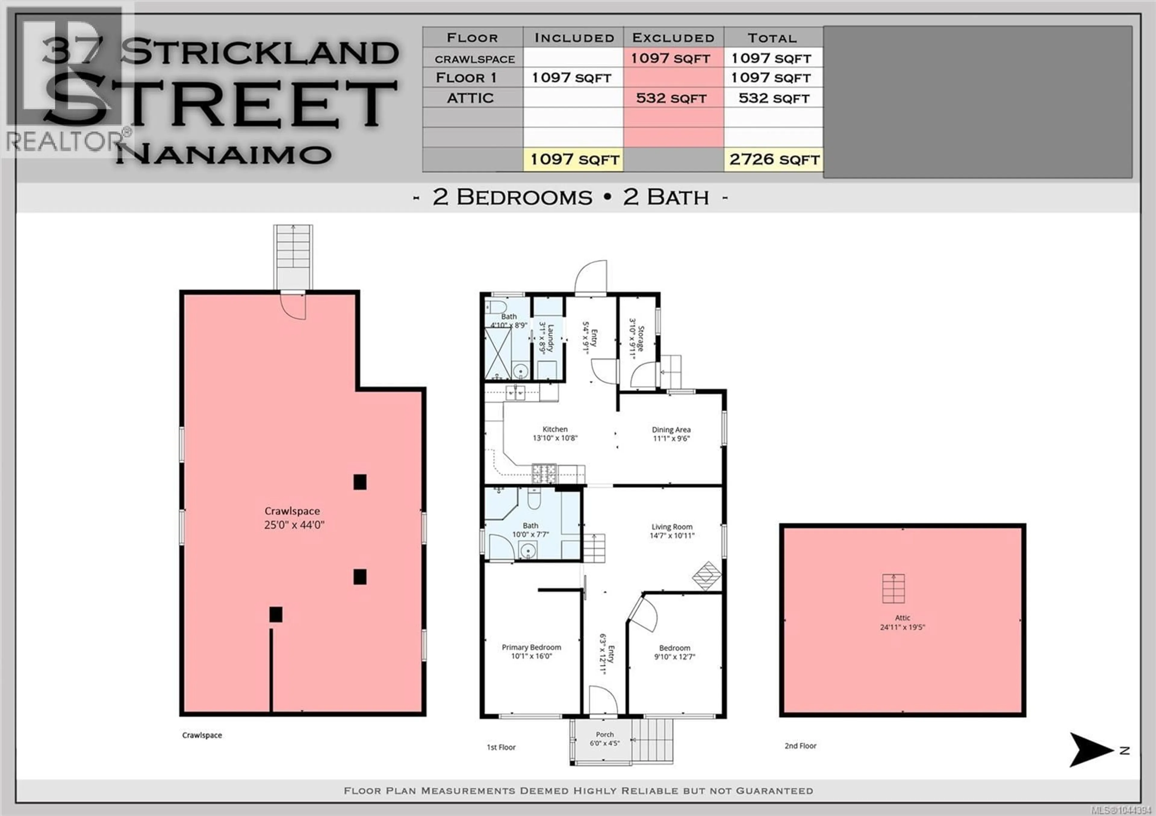 Floor plan for 37 STRICKLAND STREET, Nanaimo British Columbia V9R4S1