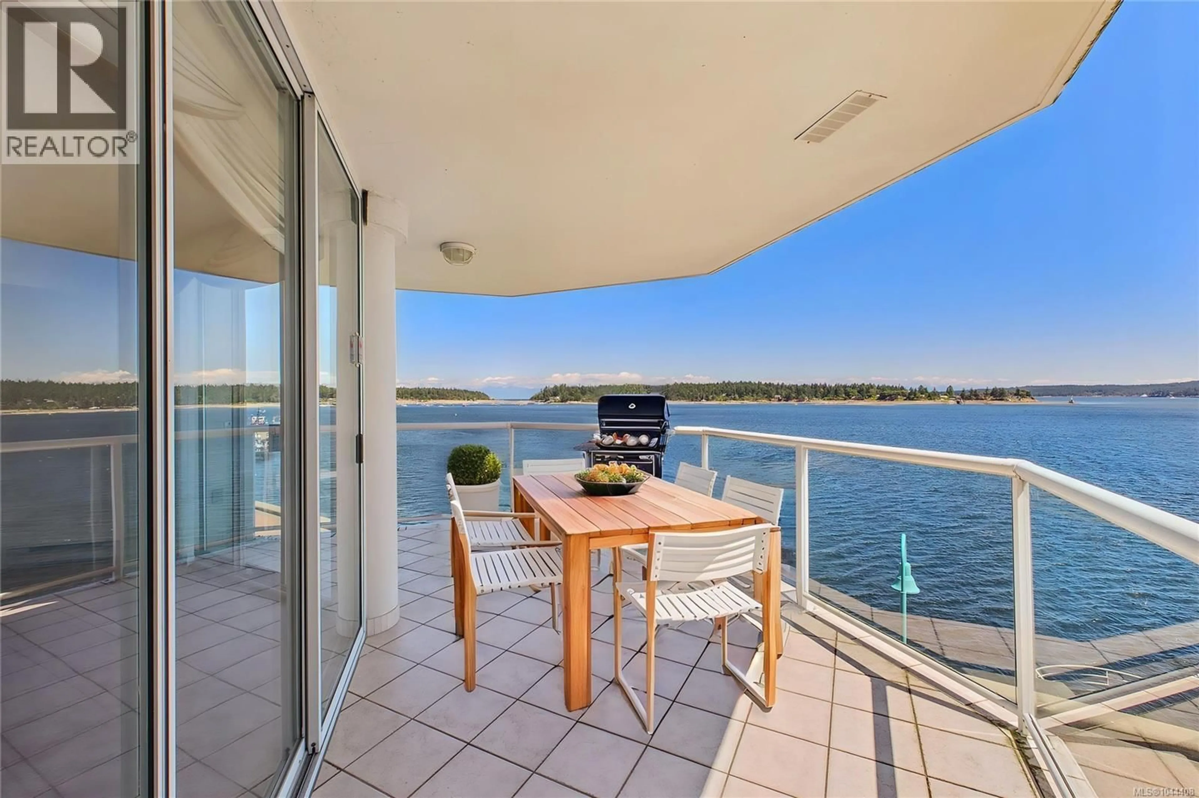 Balcony in the apartment, water/lake/river/ocean view for 311 - 150 PROMENADE DRIVE, Nanaimo British Columbia V9R6M6