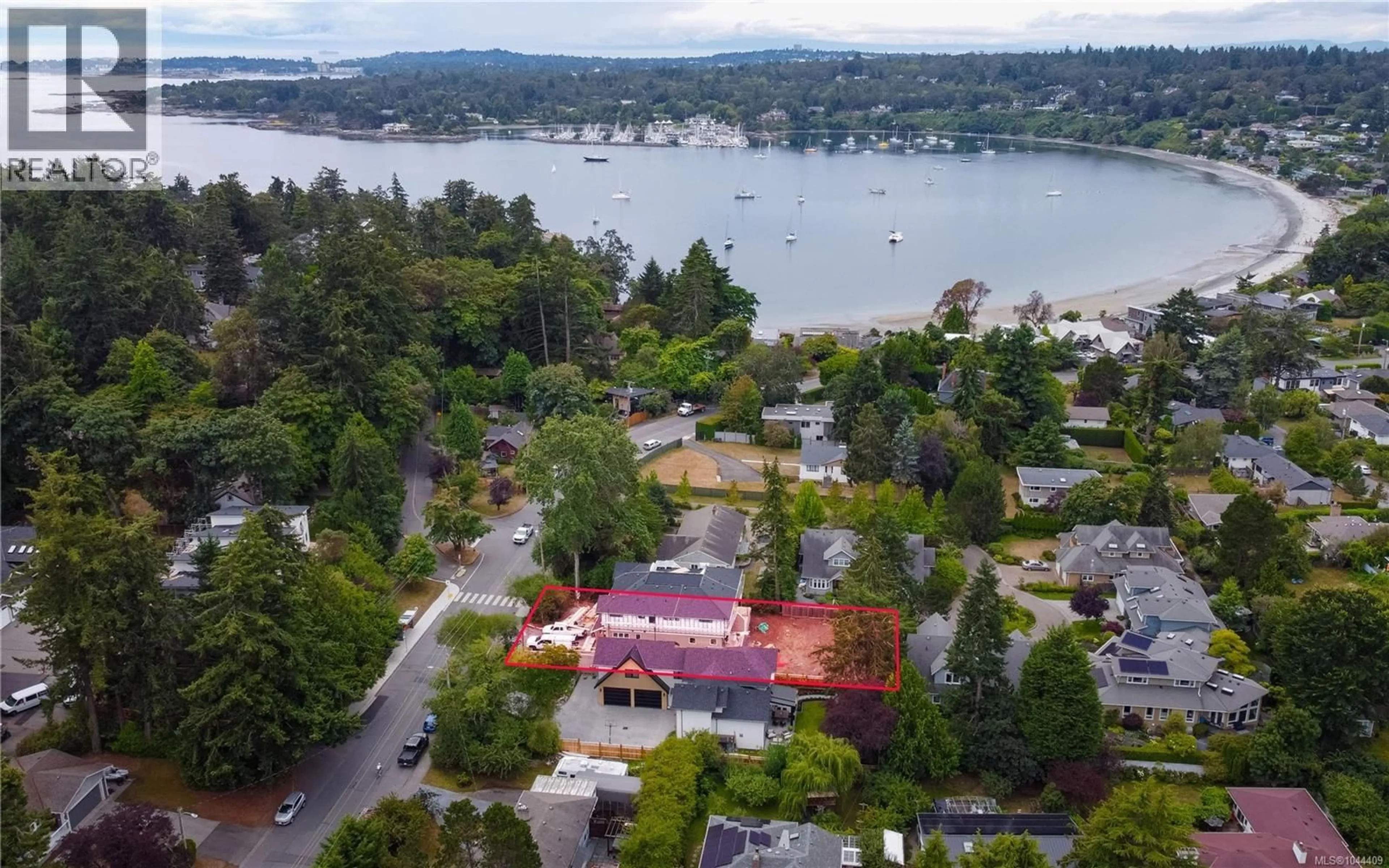 A pic from outside/outdoor area/front of a property/back of a property/a pic from drone, water/lake/river/ocean view for B - 3942 TELEGRAPH BAY ROAD, Saanich British Columbia V8N4H7