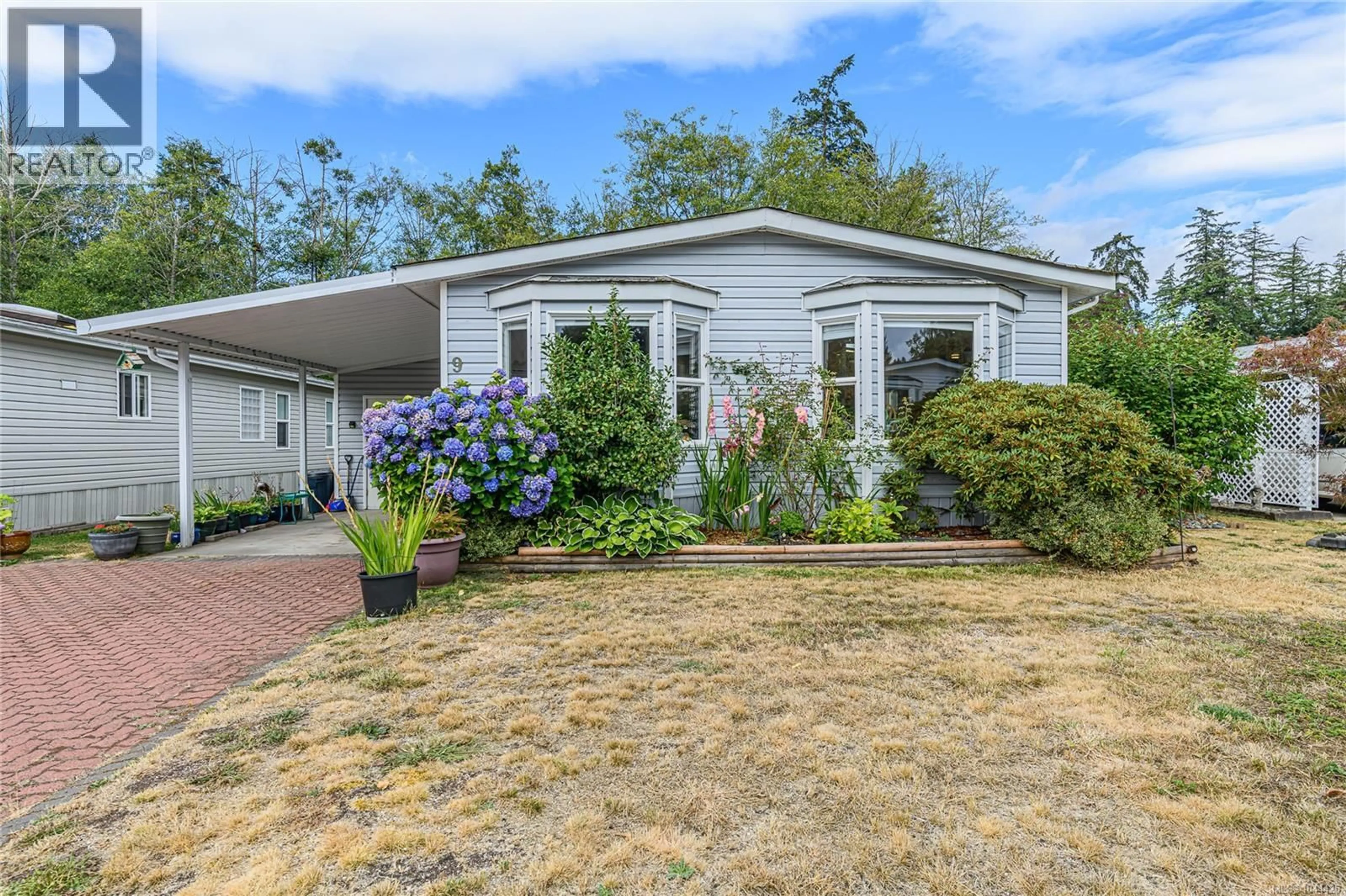 Home with vinyl exterior material, street for 9 - 1927 TZOUHALEM ROAD, Duncan British Columbia V9L5K5