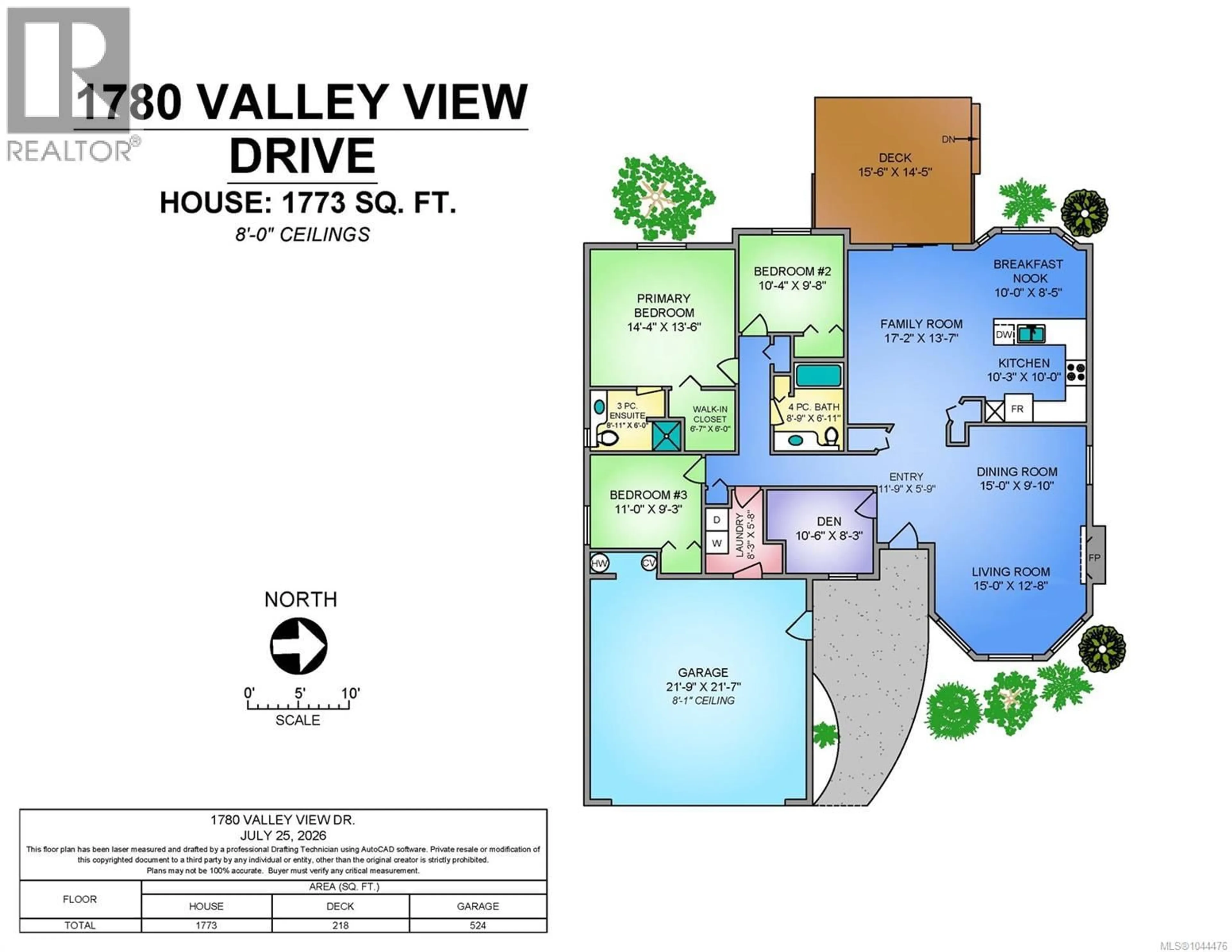 Floor plan for 1780 VALLEY VIEW DRIVE, Courtenay British Columbia V9N8S4