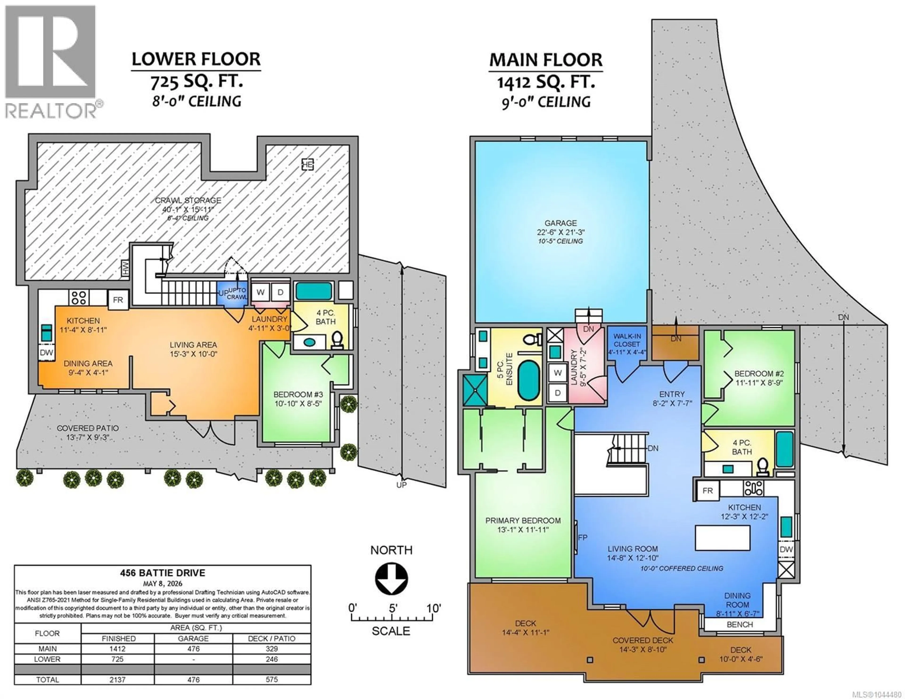 Floor plan for 456 BATTIE DRIVE, Ladysmith British Columbia V9G1V9