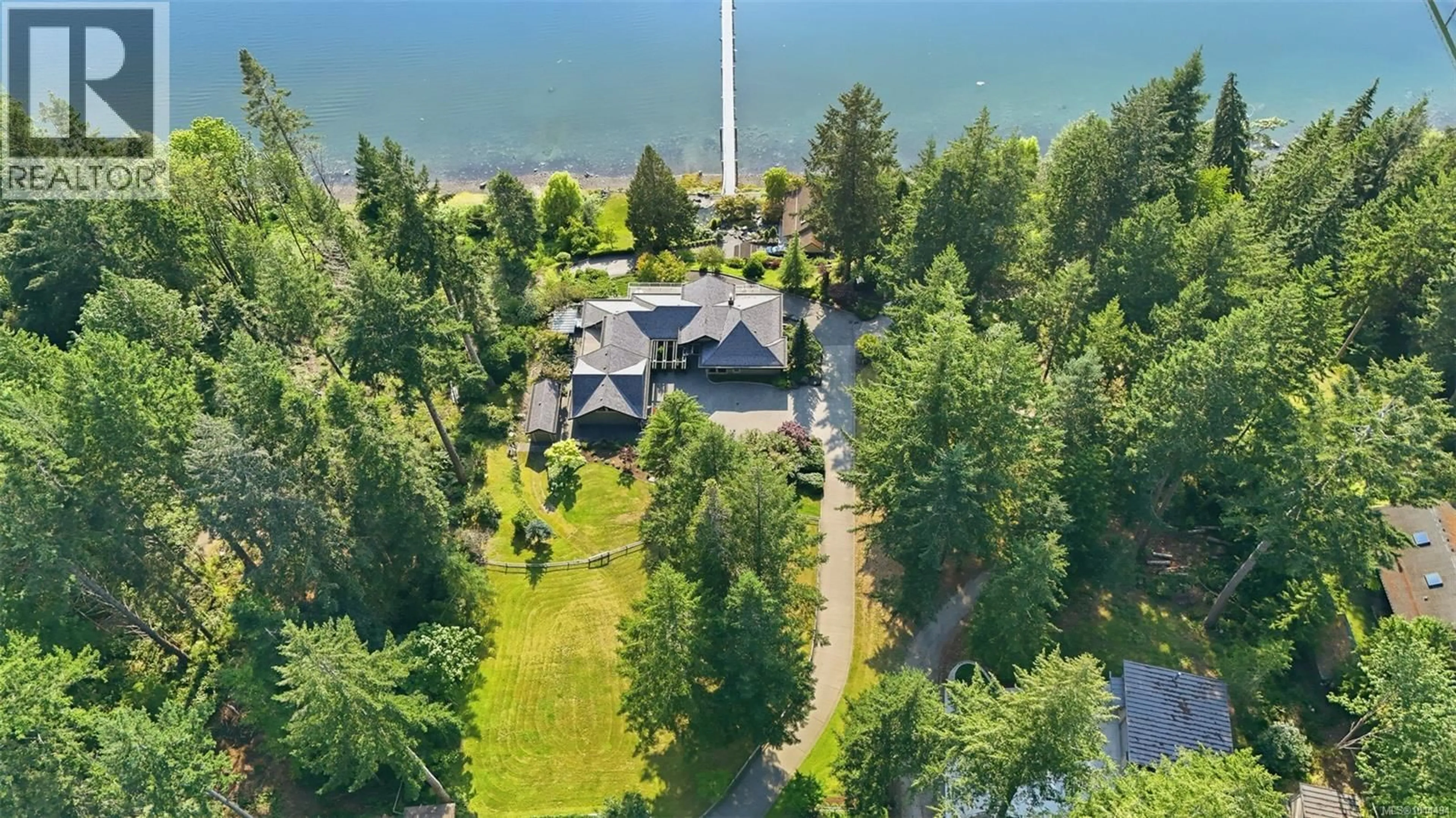 A pic from outside/outdoor area/front of a property/back of a property/a pic from drone, water/lake/river/ocean view for 1157 WEST ROAD, Quadra Island British Columbia V0N2P0