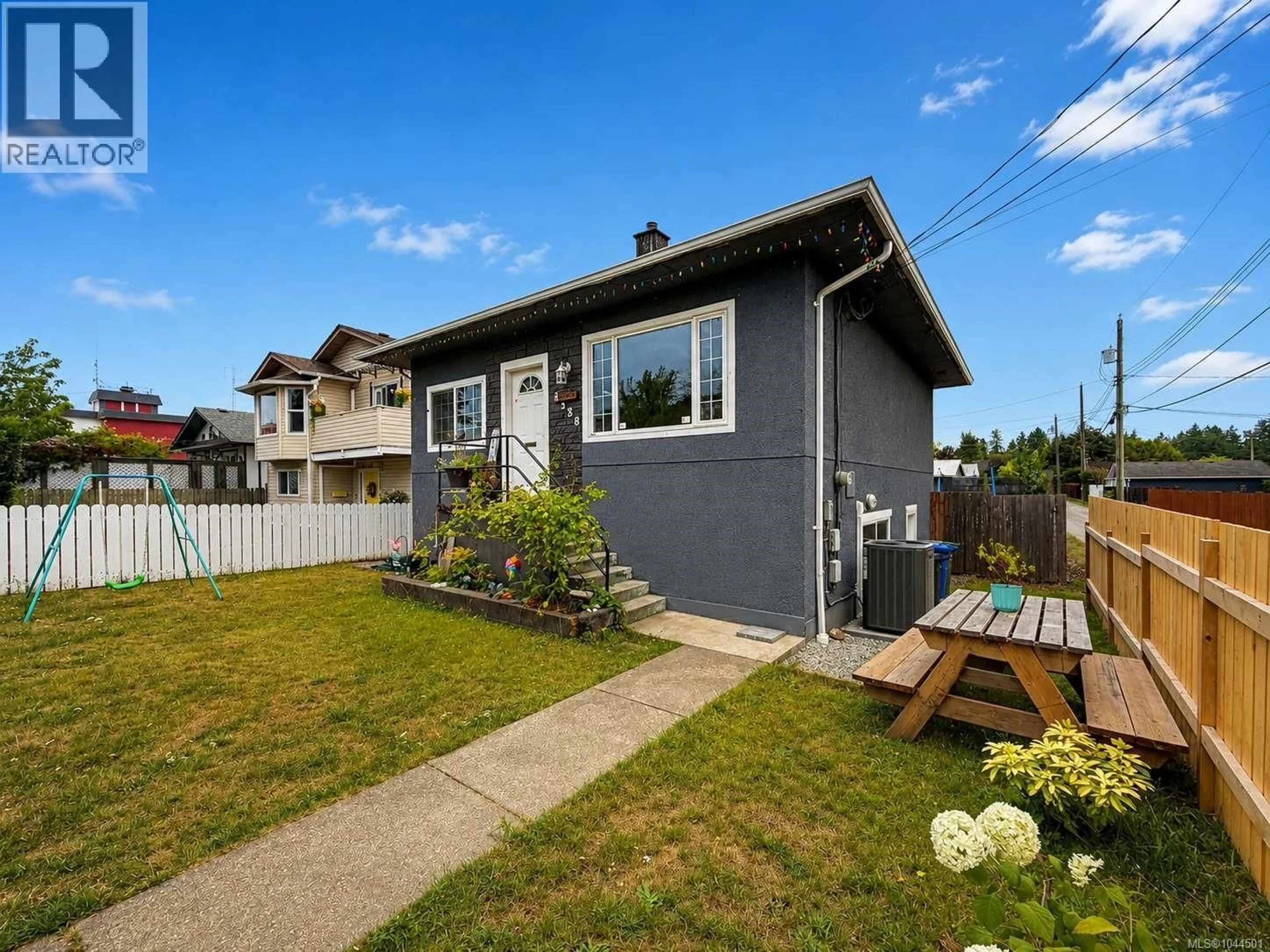 Home with vinyl exterior material, street for 4338 BUTE STREET, Port Alberni British Columbia V9Y3N4