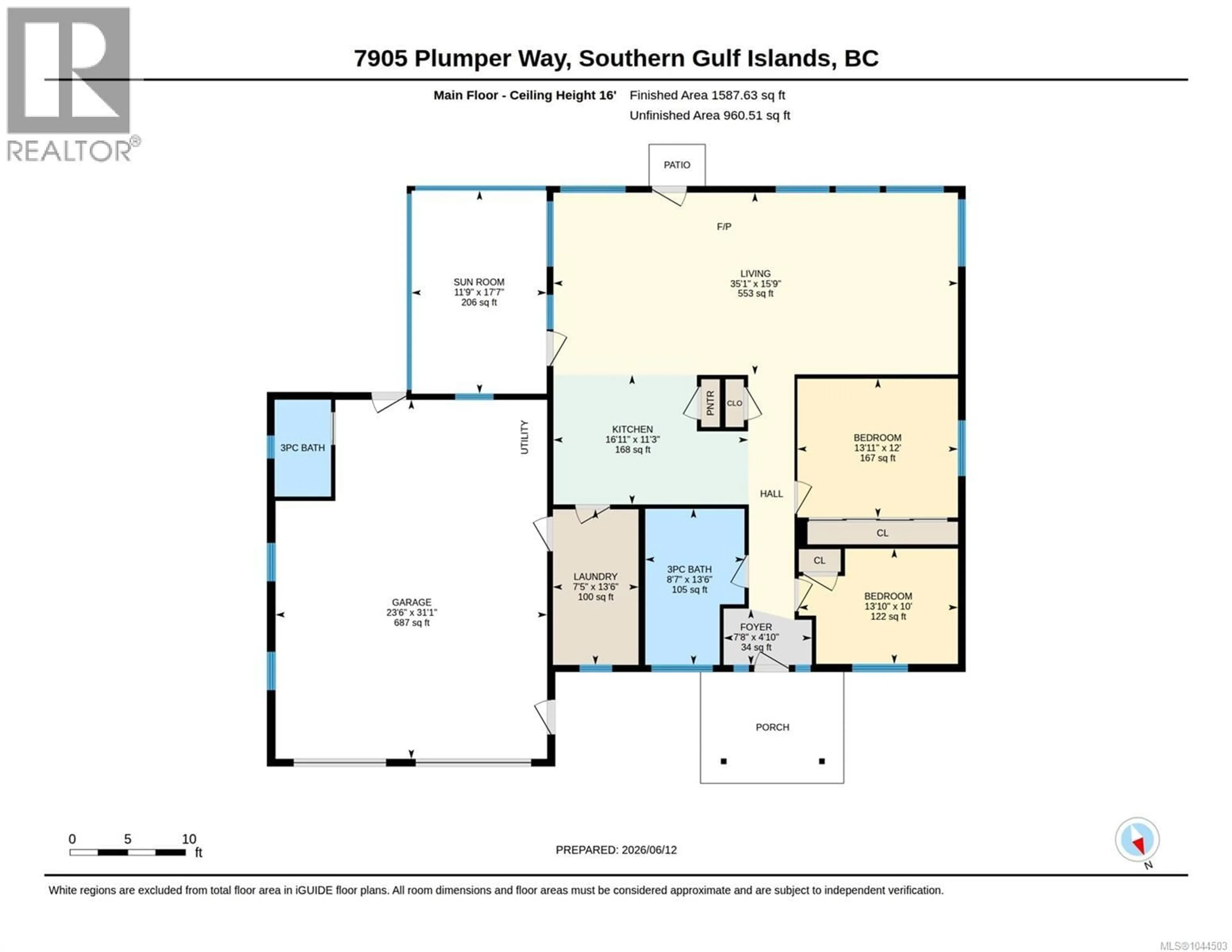 Floor plan for 7905 PLUMPER WAY, Pender Island British Columbia V0N2M2