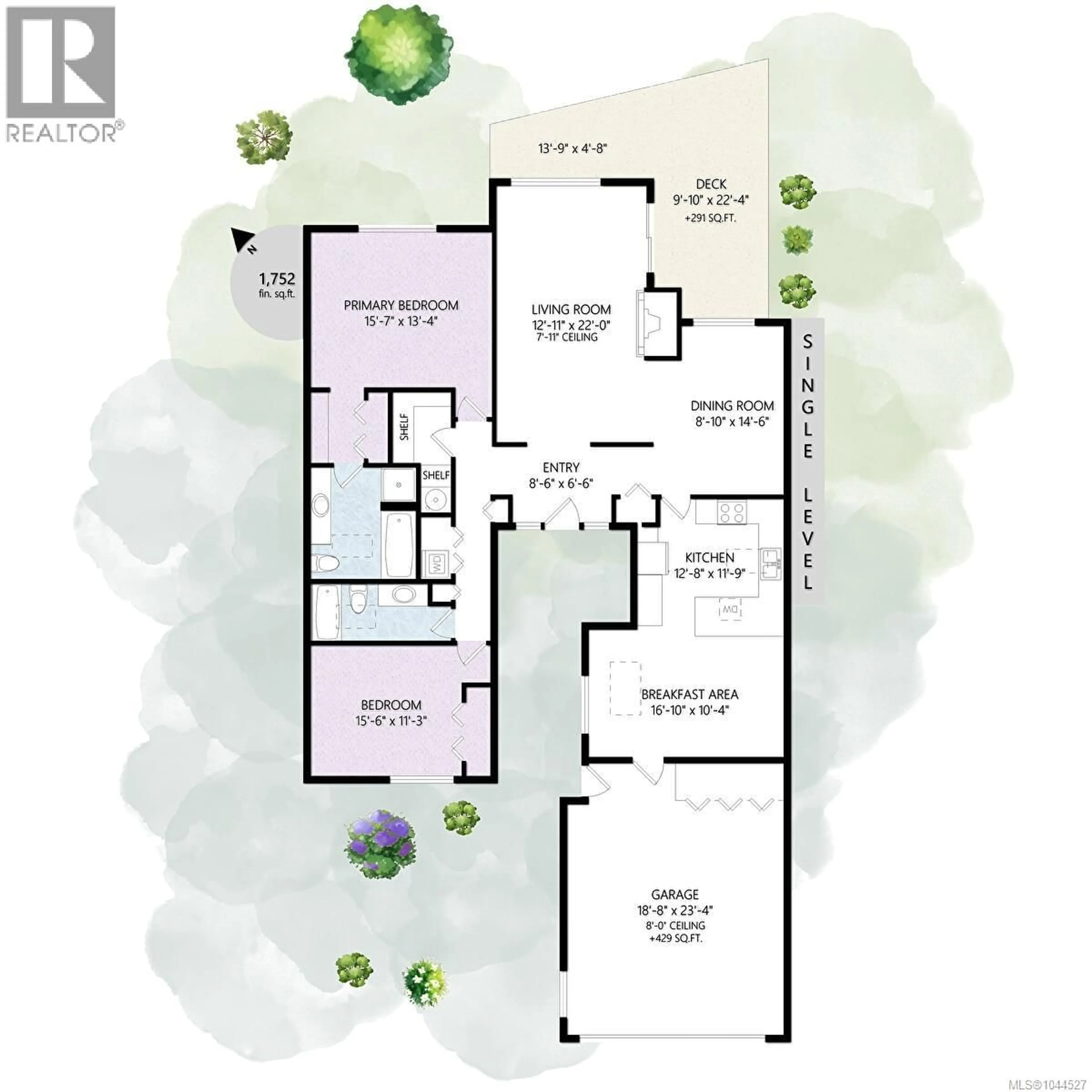 Floor plan for 607 - 2829 ARBUTUS ROAD, Saanich British Columbia V8N5X5