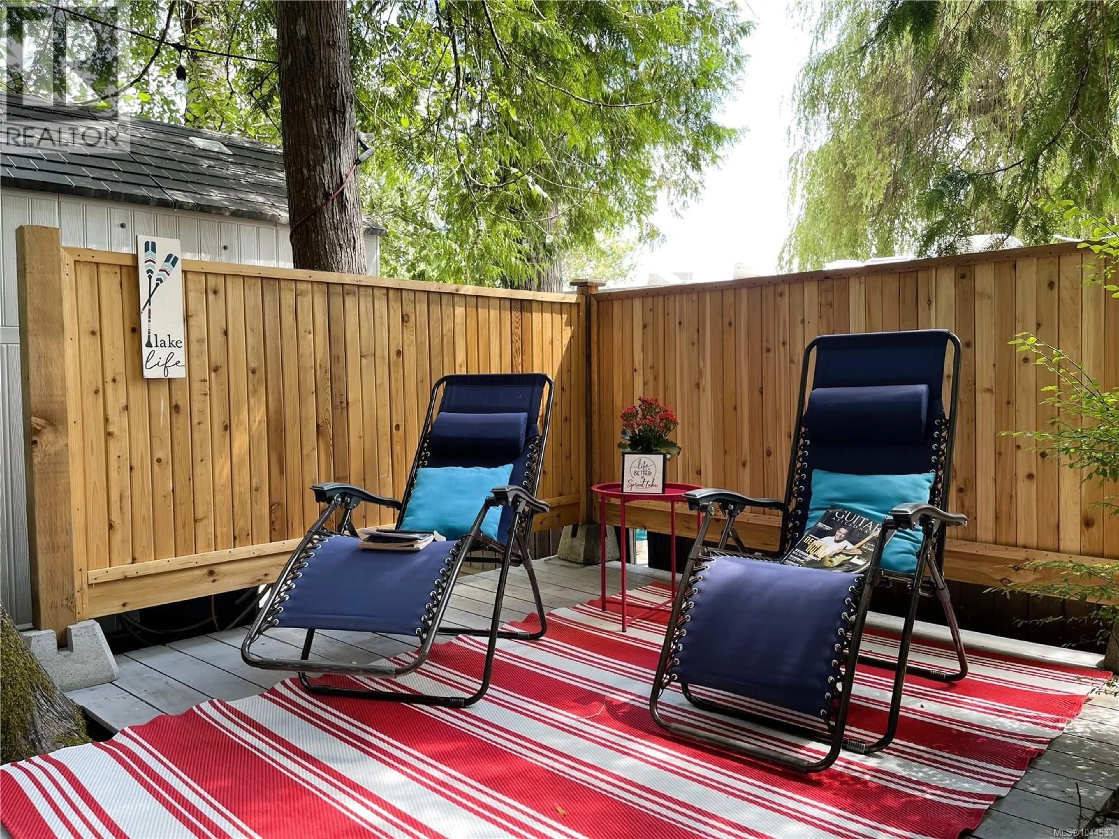 Patio, forest/trees view for A-6 - 10324 LAKESHORE ROAD, Port Alberni British Columbia V9Y8Z6