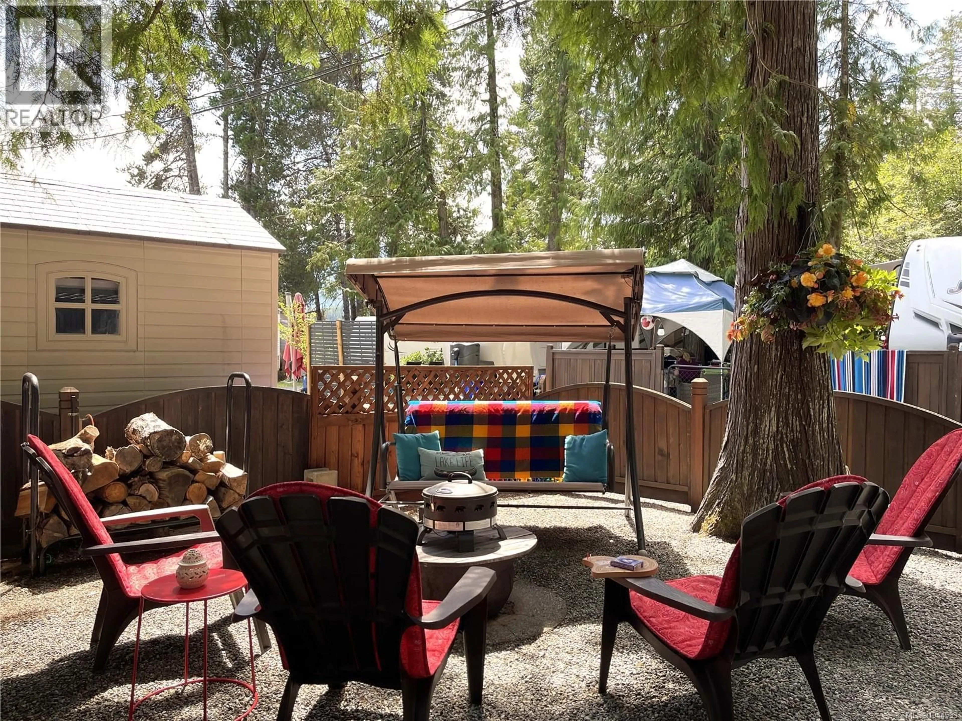 Patio, forest/trees view for A-6 - 10324 LAKESHORE ROAD, Port Alberni British Columbia V9Y8Z6