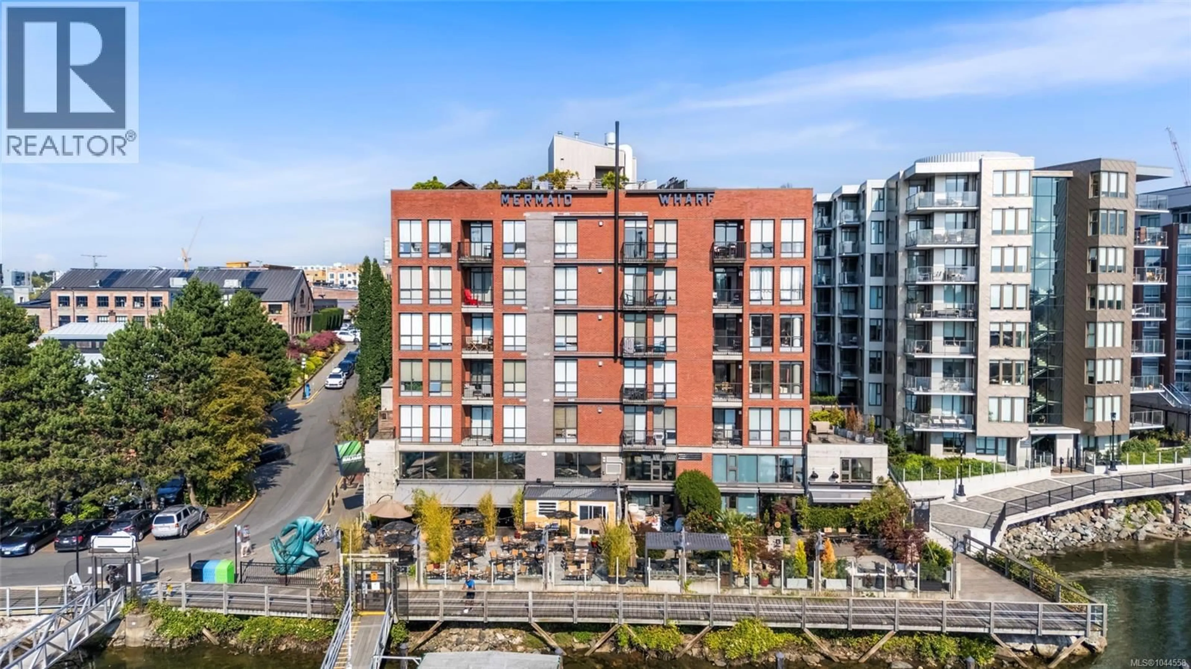 A pic from outside/outdoor area/front of a property/back of a property/a pic from drone, city buildings view from balcony for 206 - 409 SWIFT STREET, Victoria British Columbia V8W1S2