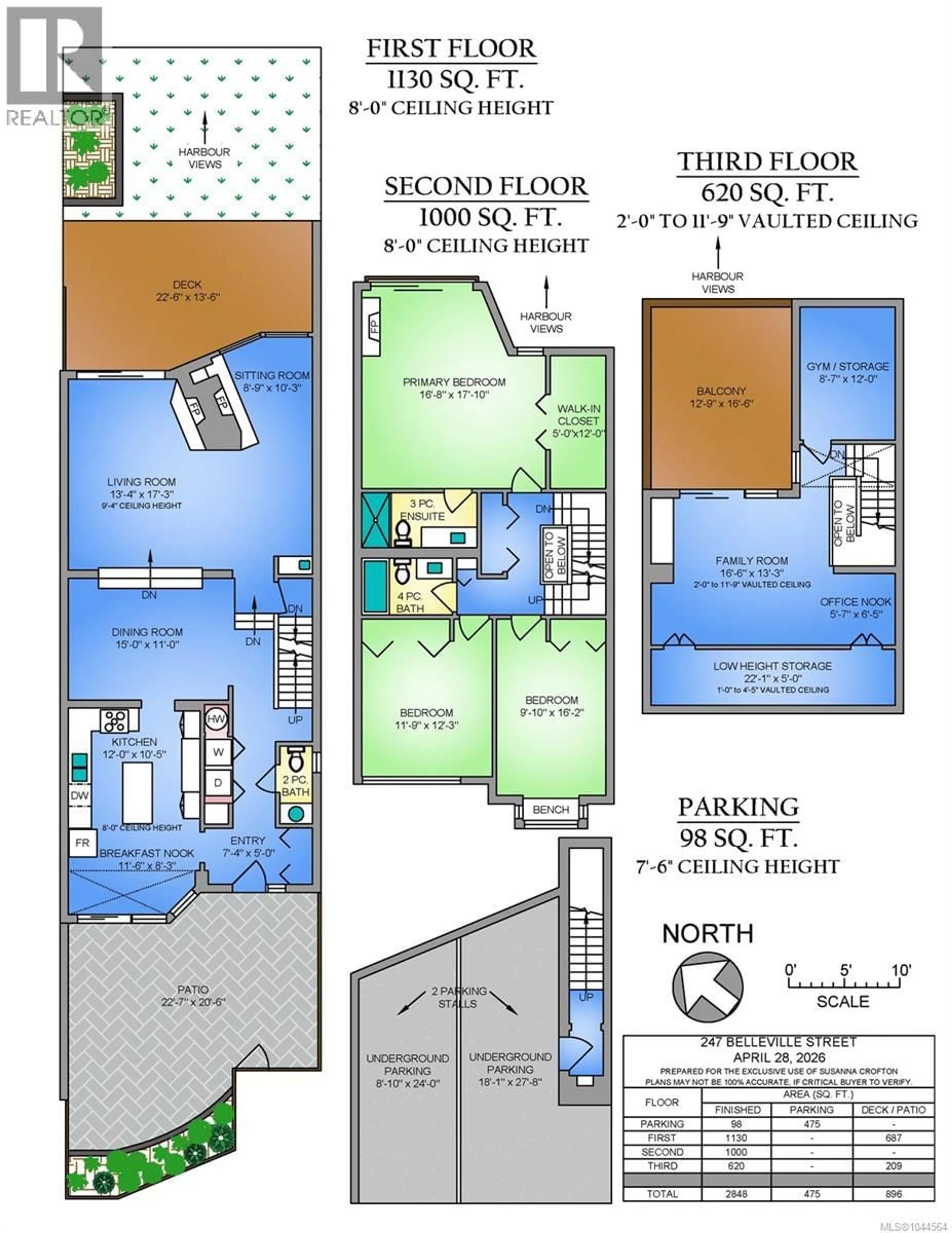 Floor plan for 243 BELLEVILLE STREET, Victoria British Columbia V8V1X1