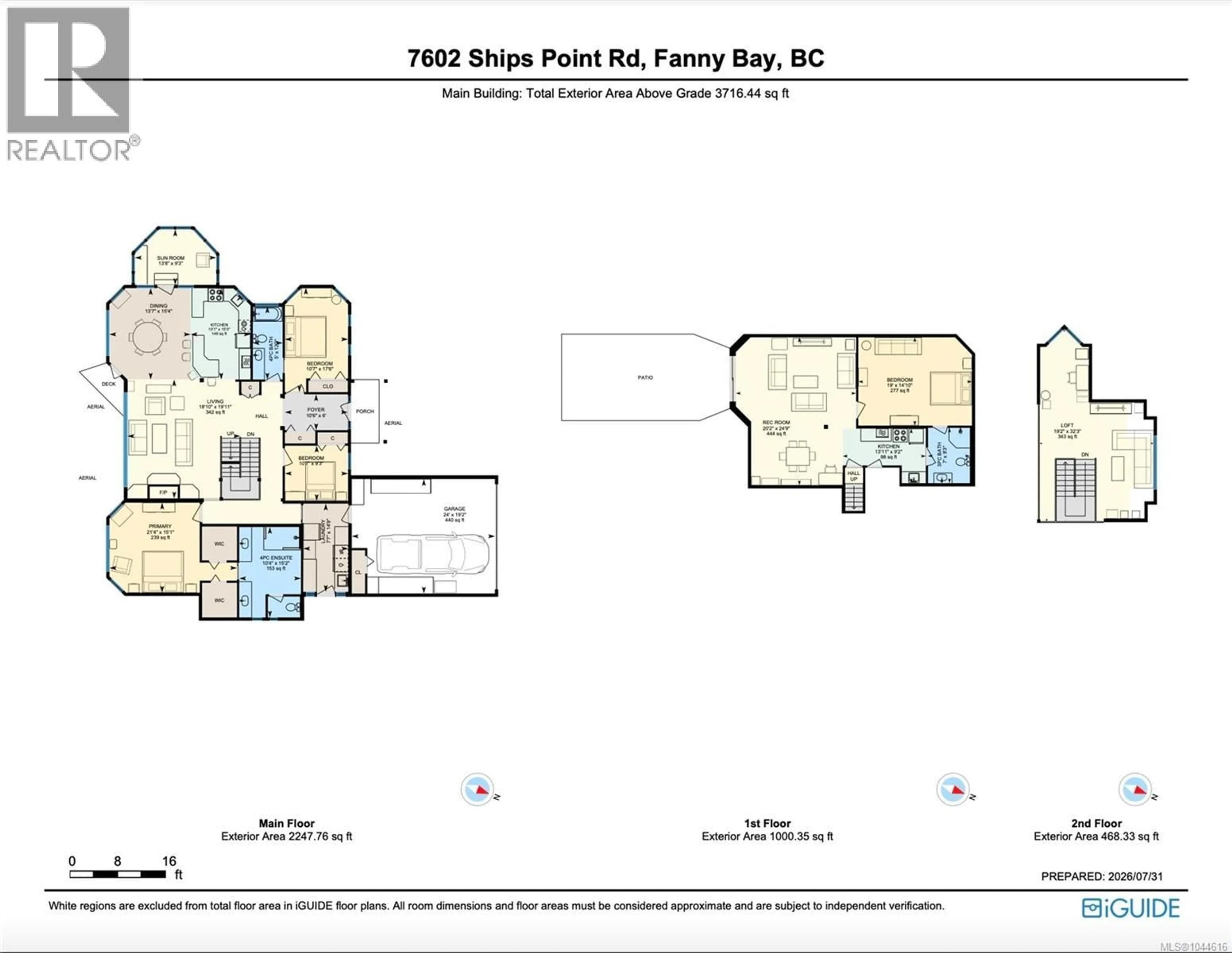 Floor plan for 7602 SHIPS POINT ROAD, Fanny Bay British Columbia V0R1W0