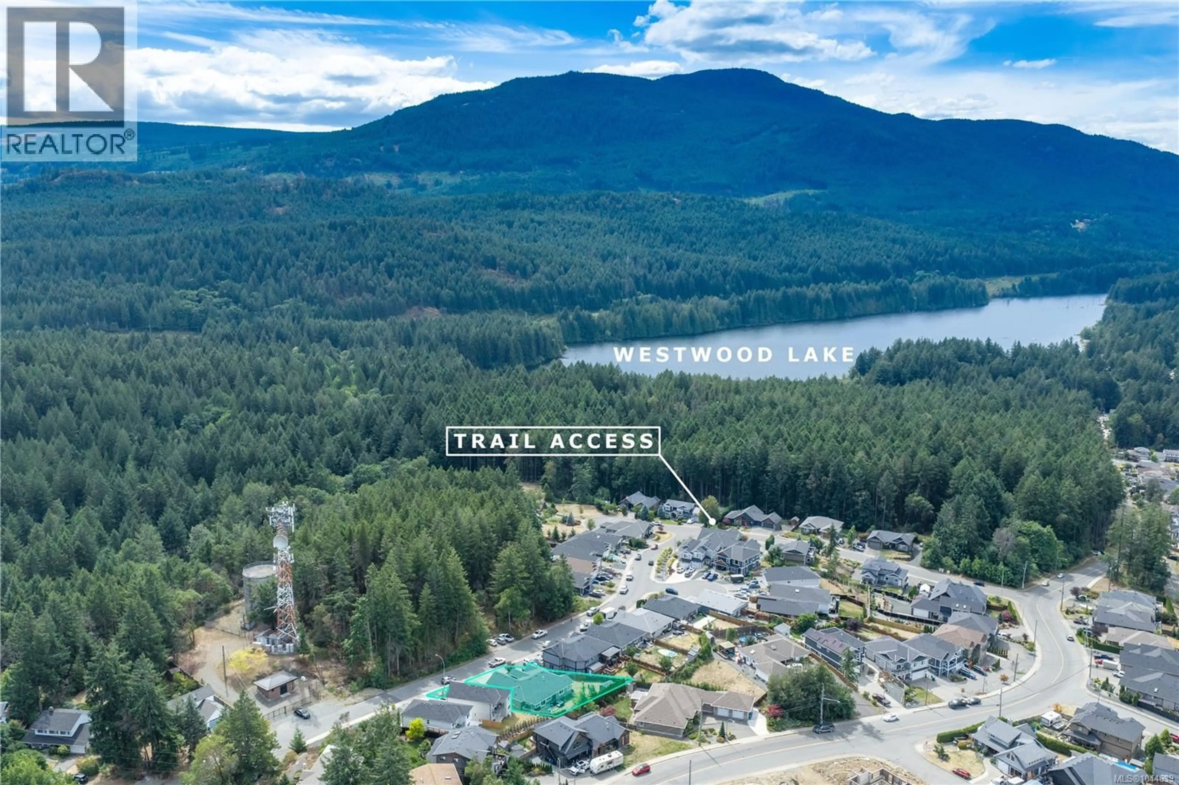 A pic from outside/outdoor area/front of a property/back of a property/a pic from drone, mountain view for 1312 LANGARA DRIVE, Nanaimo British Columbia V9R6A8
