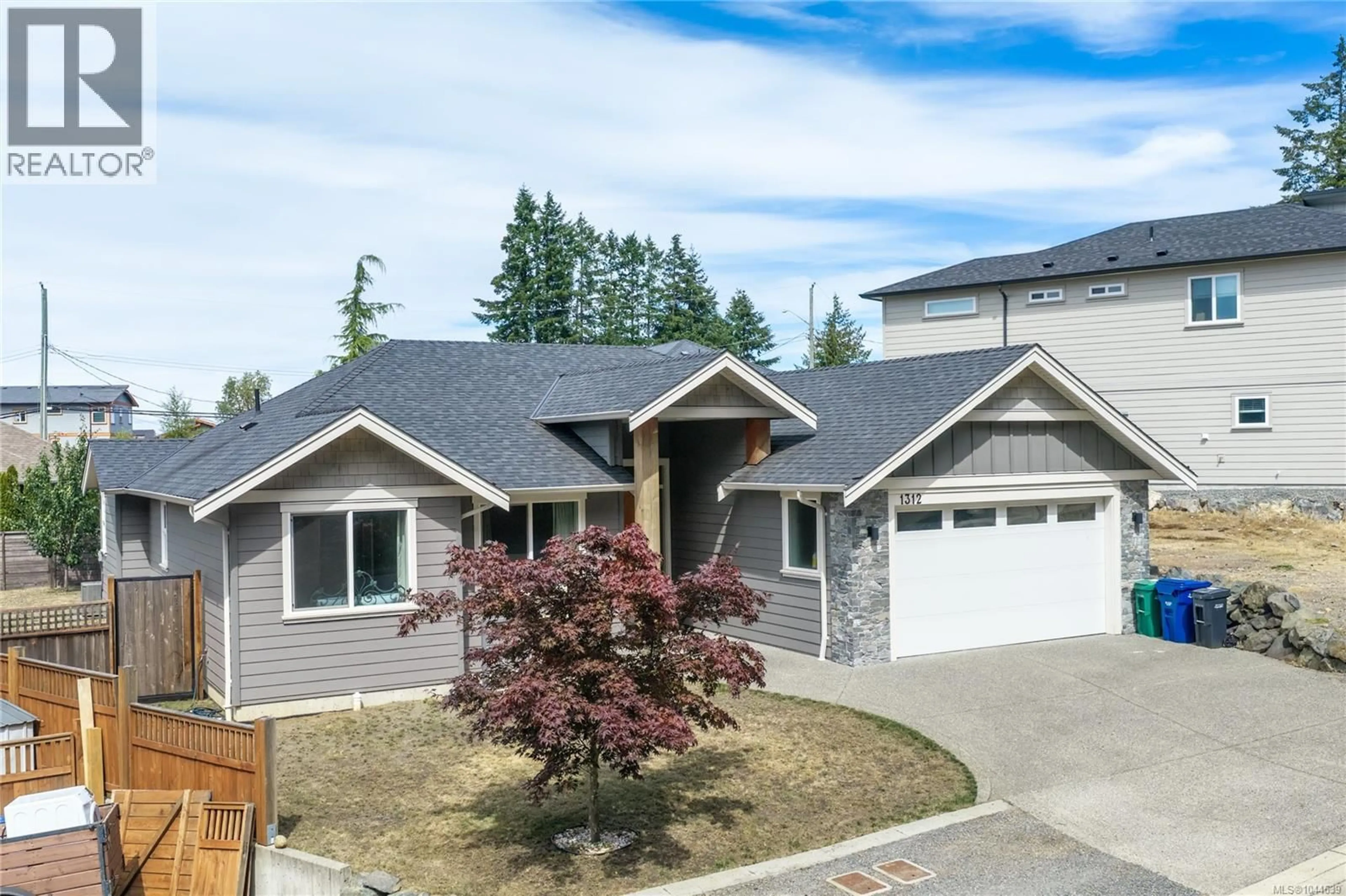 Home with vinyl exterior material, street for 1312 LANGARA DRIVE, Nanaimo British Columbia V9R6A8