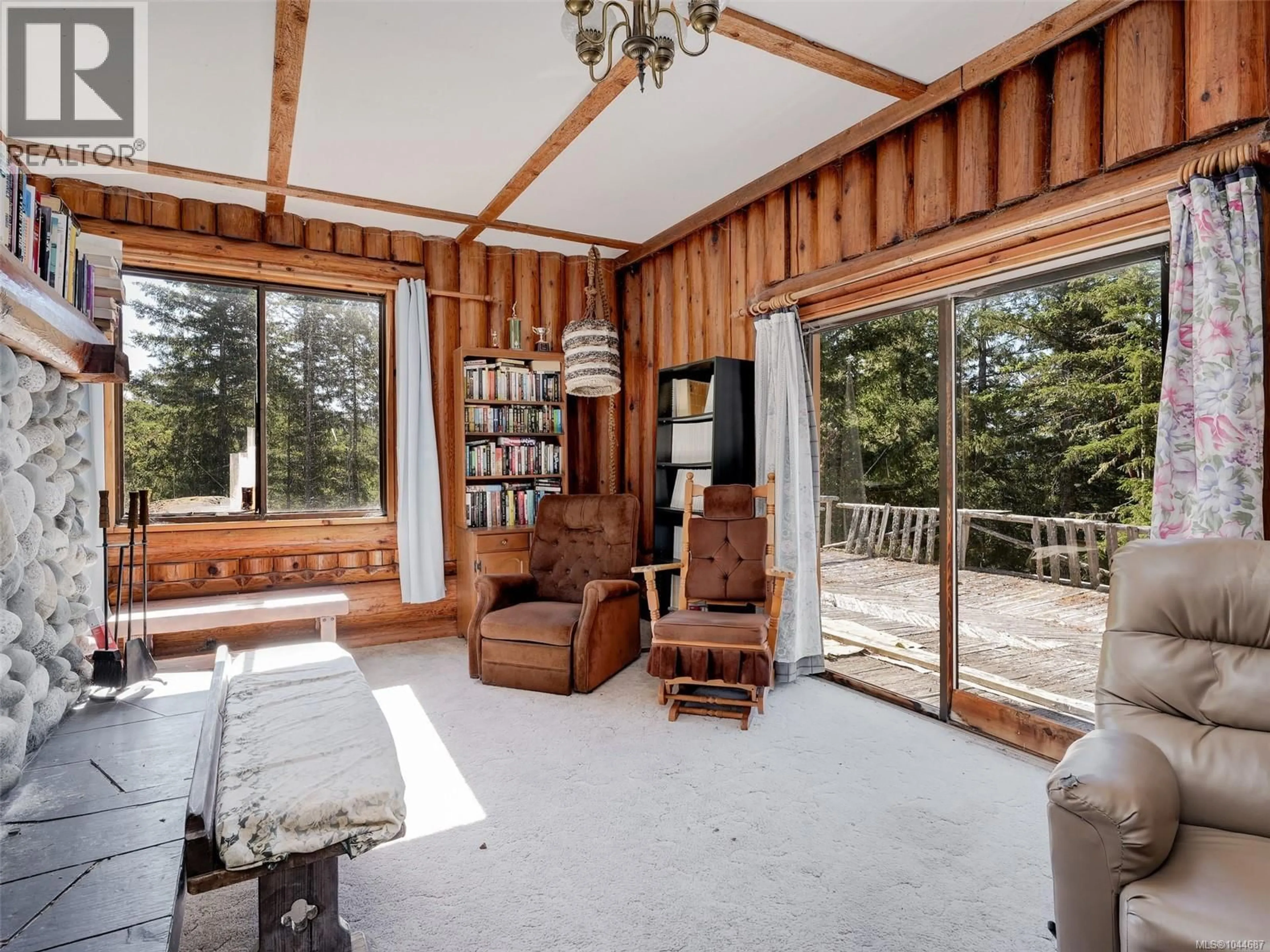 Living room with furniture, unknown for 5036 GLINZ LAKE ROAD, Sooke British Columbia V9Z0E3