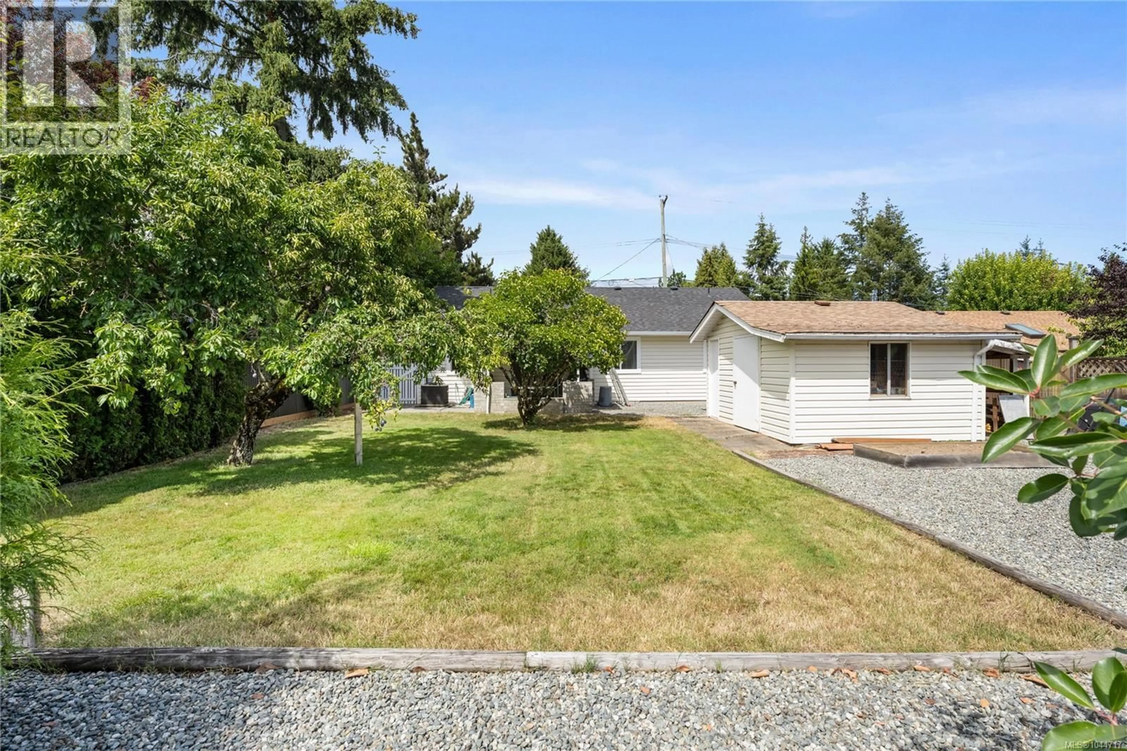 A pic from outside/outdoor area/front of a property/back of a property/a pic from drone, street for 2189 JINGLE POT ROAD, Nanaimo British Columbia V9R6J2