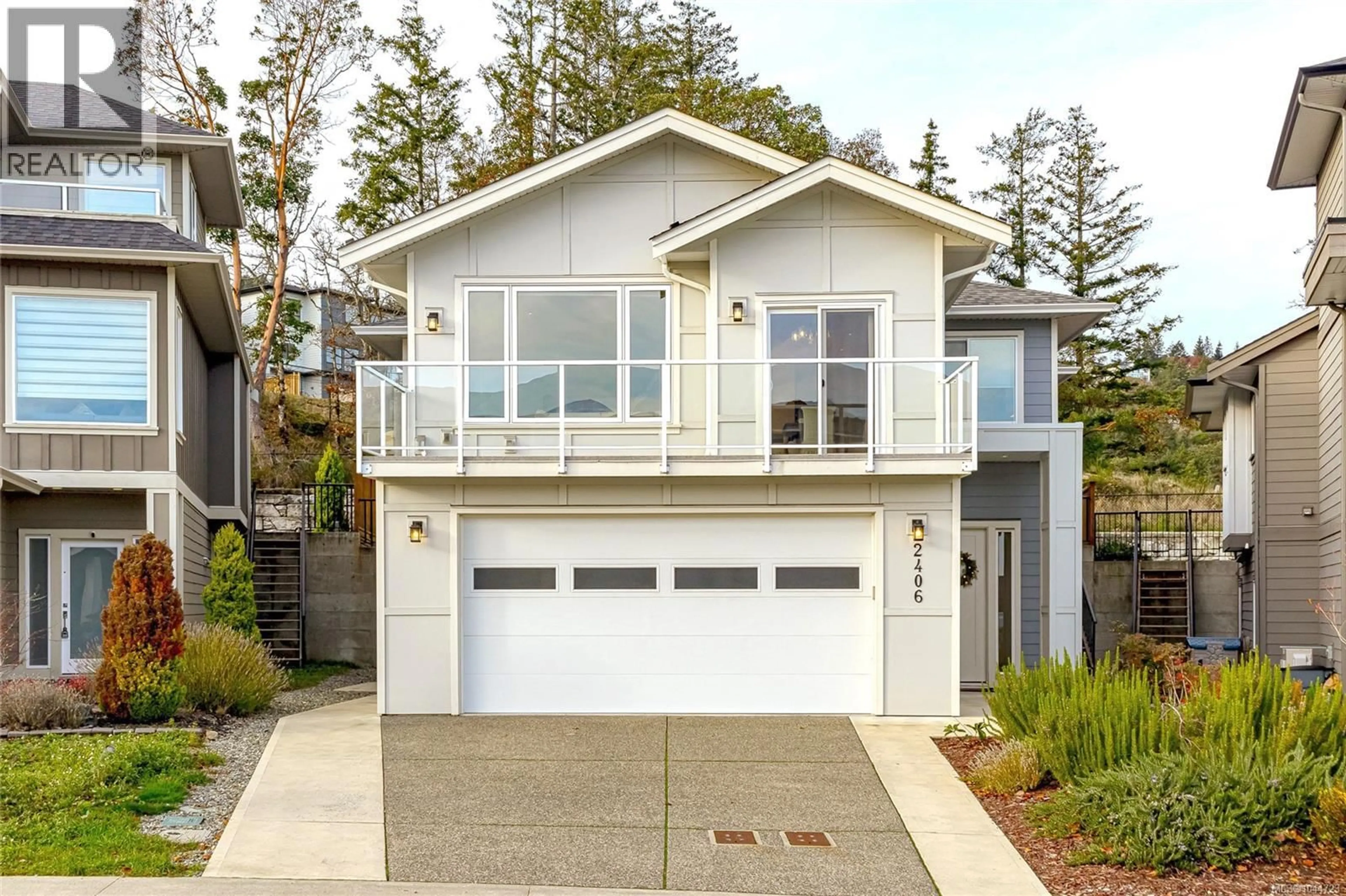 Home with vinyl exterior material, street for 2406 AZURITE CRESCENT, Langford British Columbia V9B0Z6