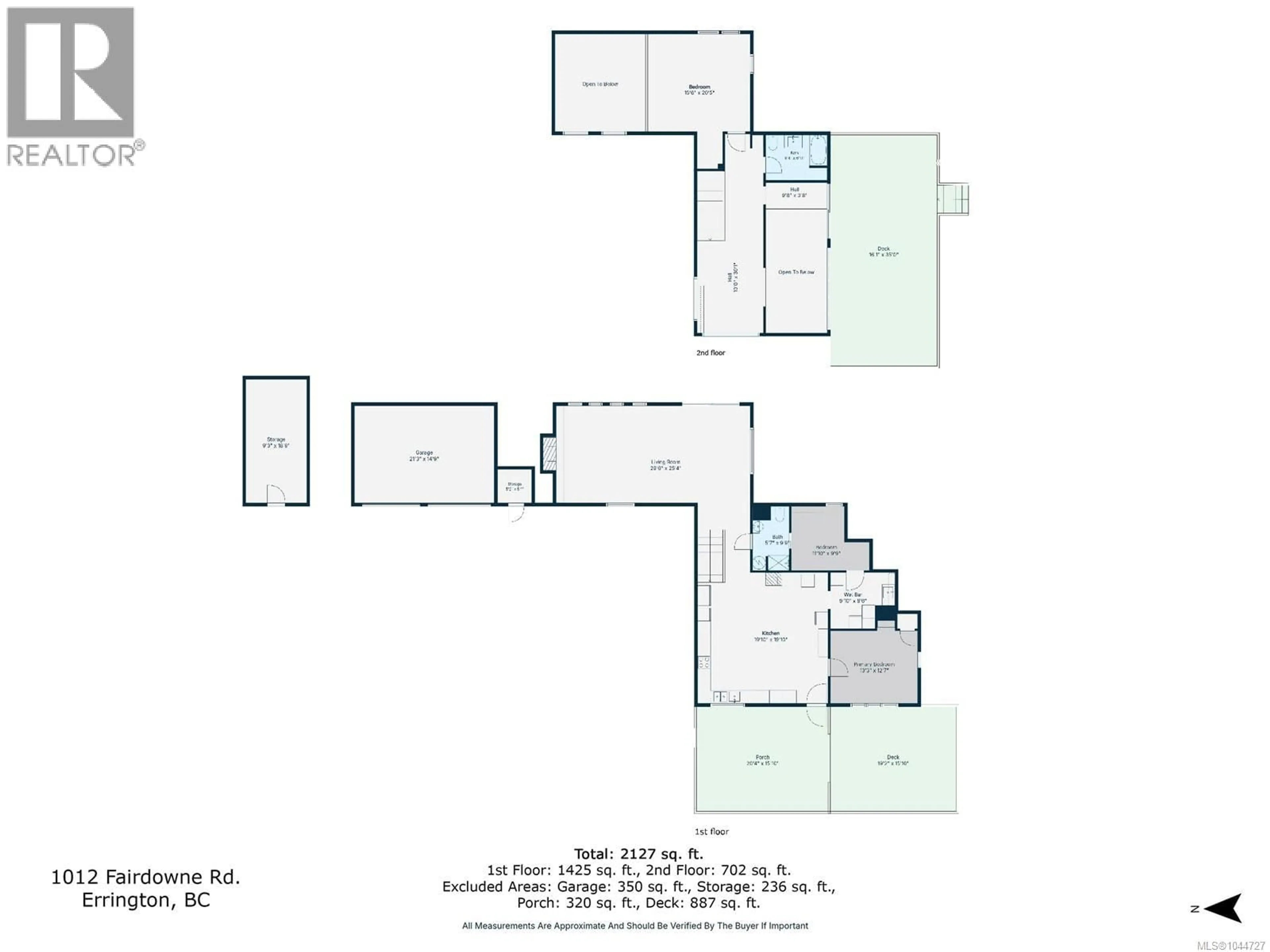 Floor plan for 1012 FAIRDOWNE ROAD, Errington British Columbia V9P2C1