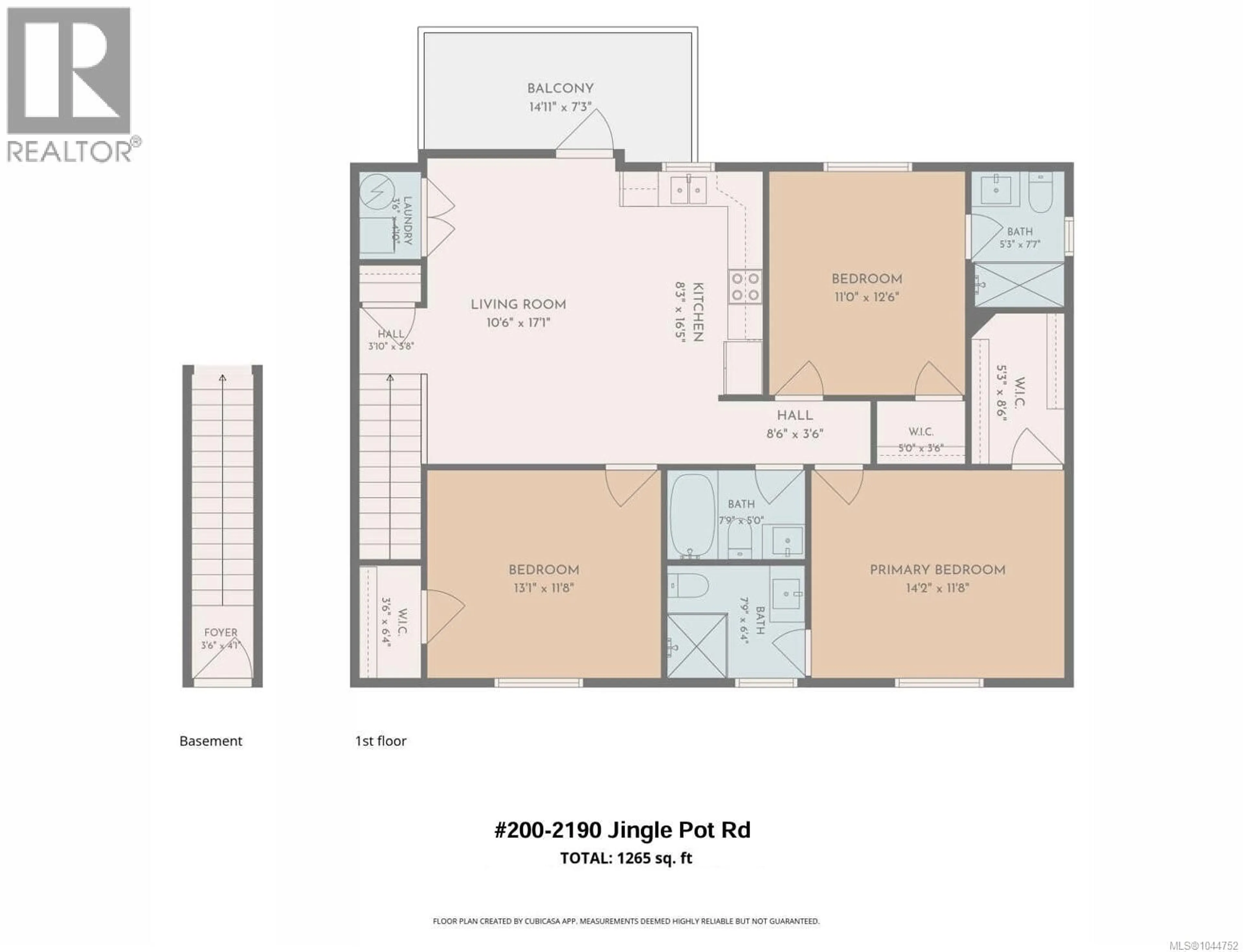 Floor plan for 200 - 2190 JINGLE POT ROAD, Nanaimo British Columbia V9R6J2