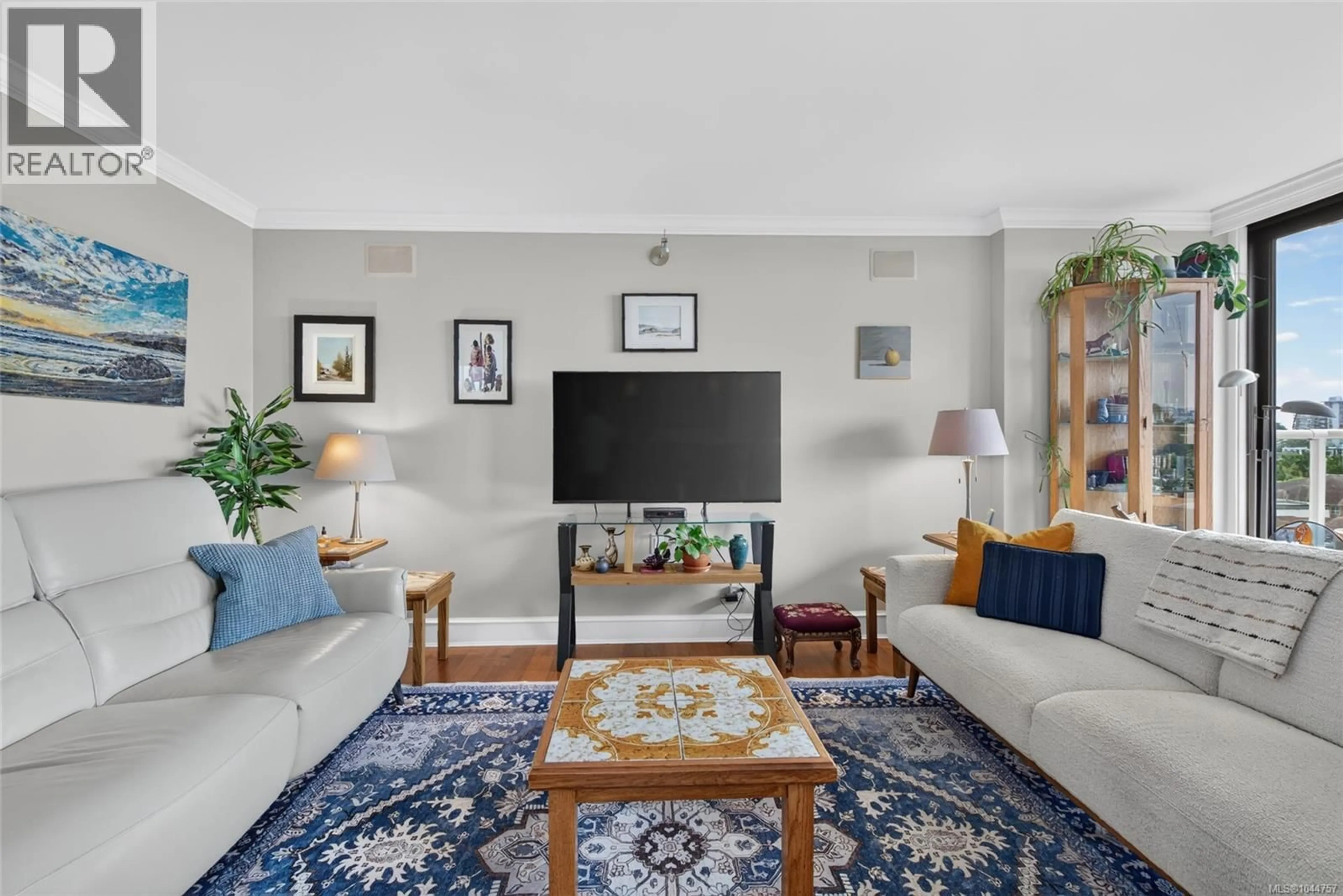 Living room with furniture, unknown for 710 - 225 BELLEVILLE STREET, Victoria British Columbia V8V4T9