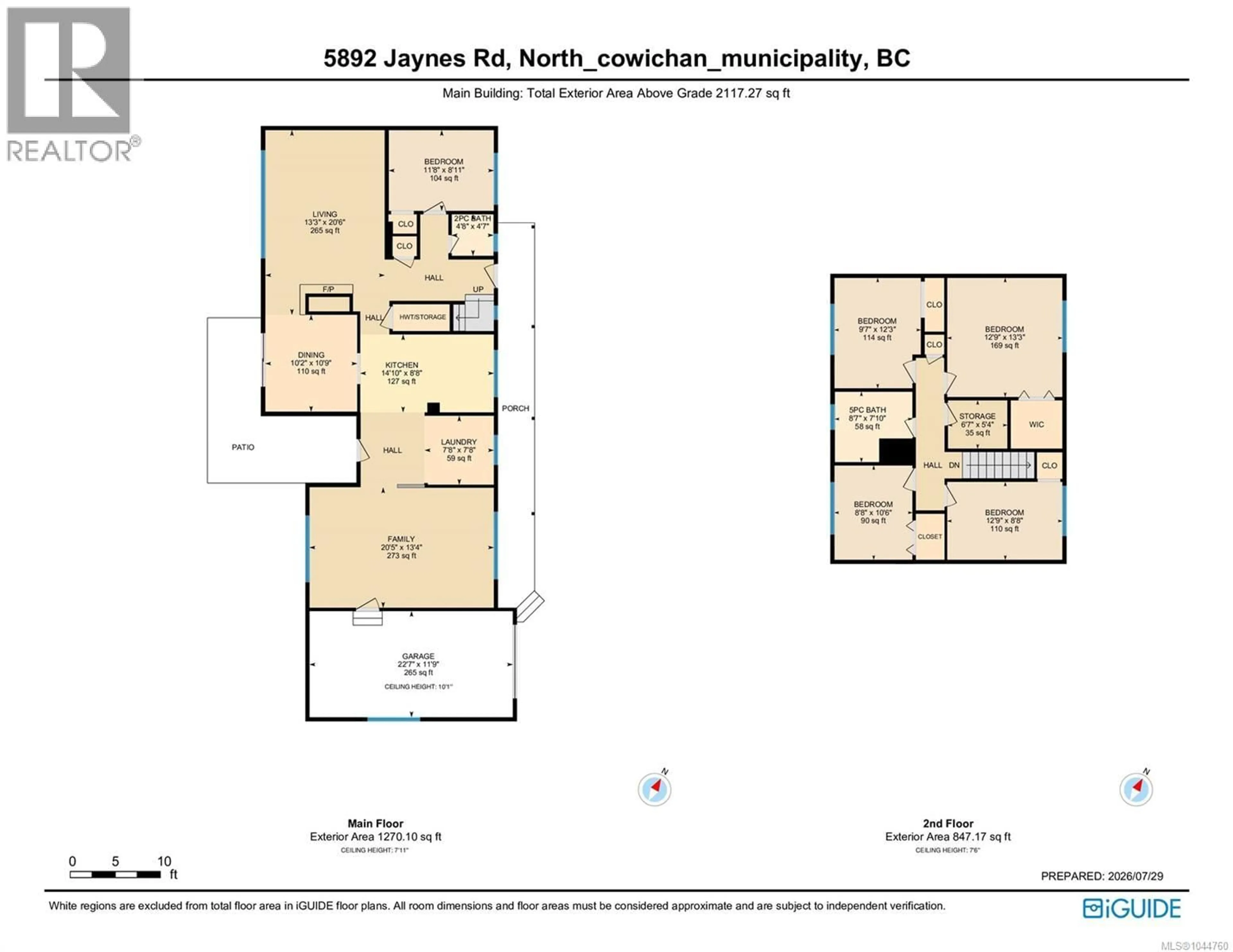 Floor plan for 5892 JAYNES ROAD, Duncan British Columbia V9L3C1