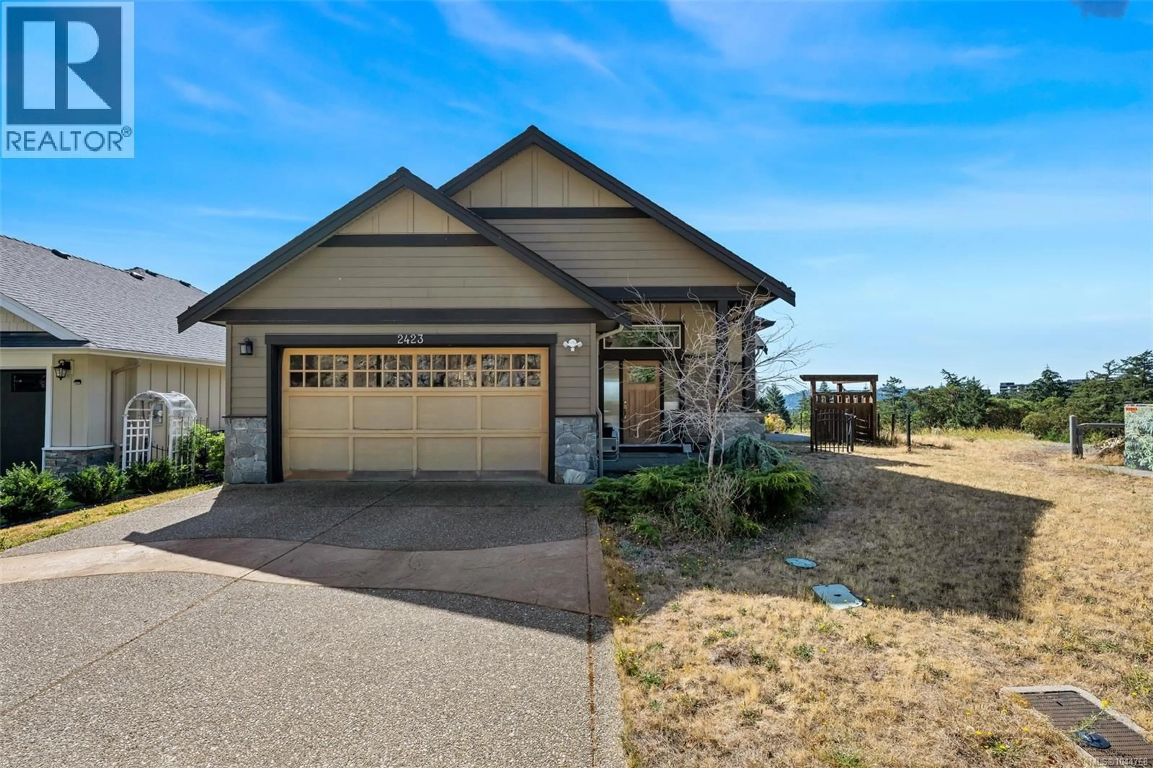 Home with vinyl exterior material, street for 2423 ECHO VALLEY DRIVE, Langford British Columbia V9B0S1