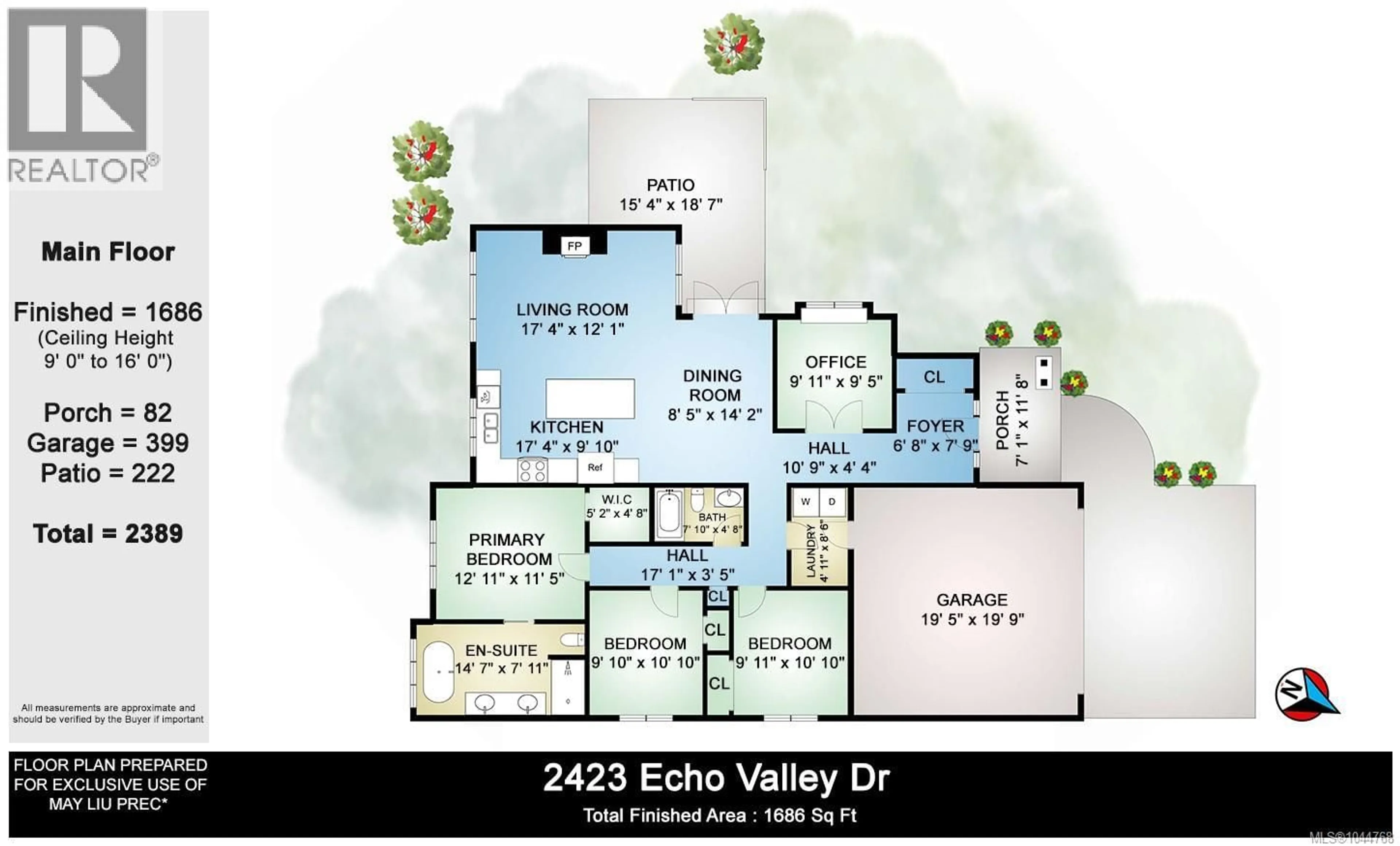 Floor plan for 2423 ECHO VALLEY DRIVE, Langford British Columbia V9B0S1