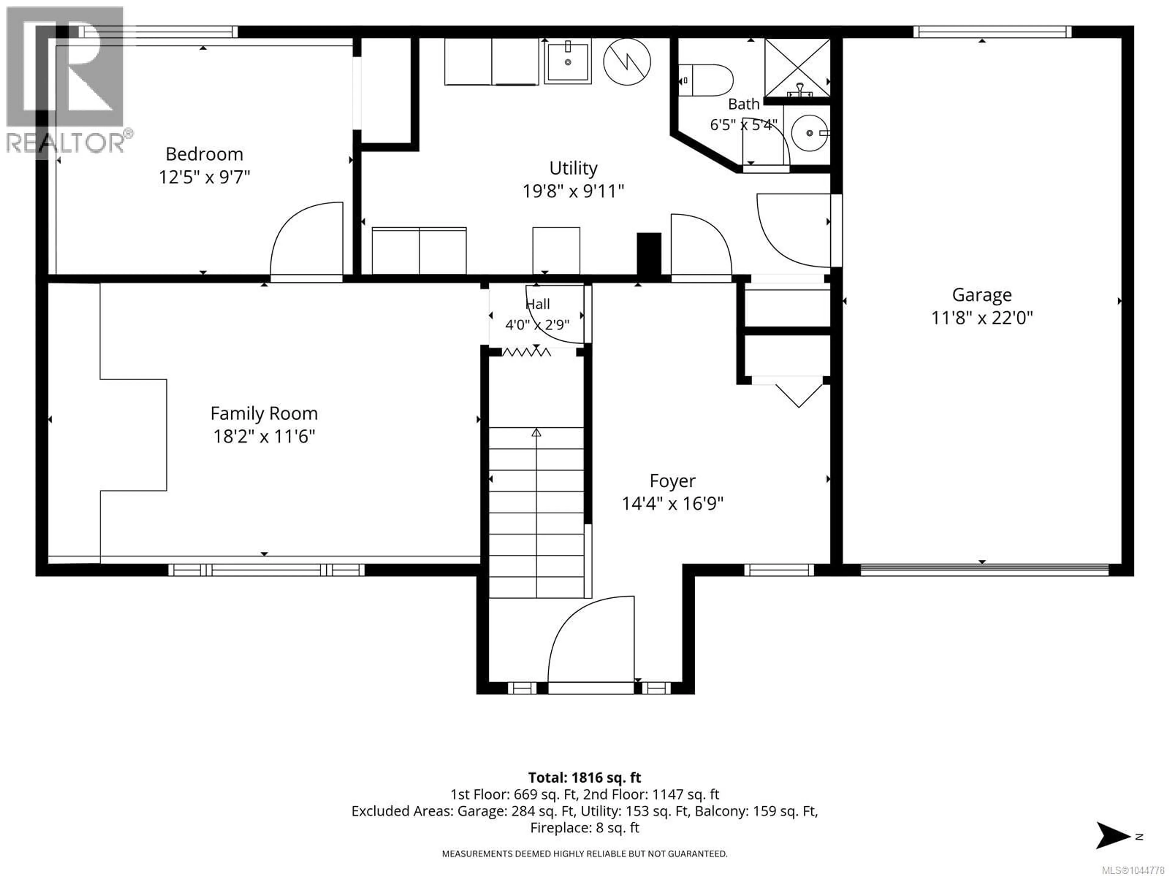 Floor plan for 132 THULIN STREET SOUTH, Campbell River British Columbia V9W2J7
