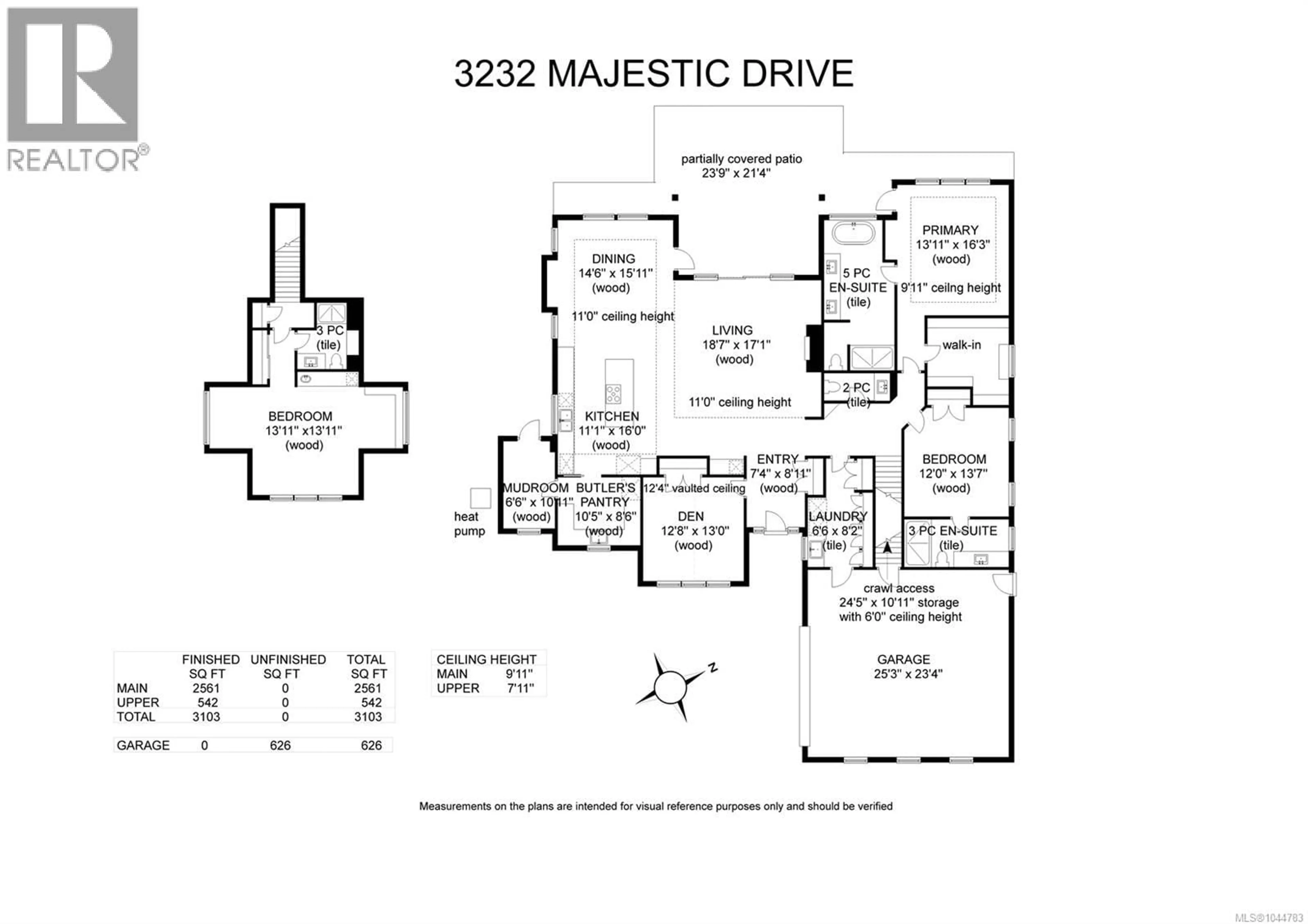 Floor plan for 3232 MAJESTIC DRIVE, Courtenay British Columbia V9N9X4