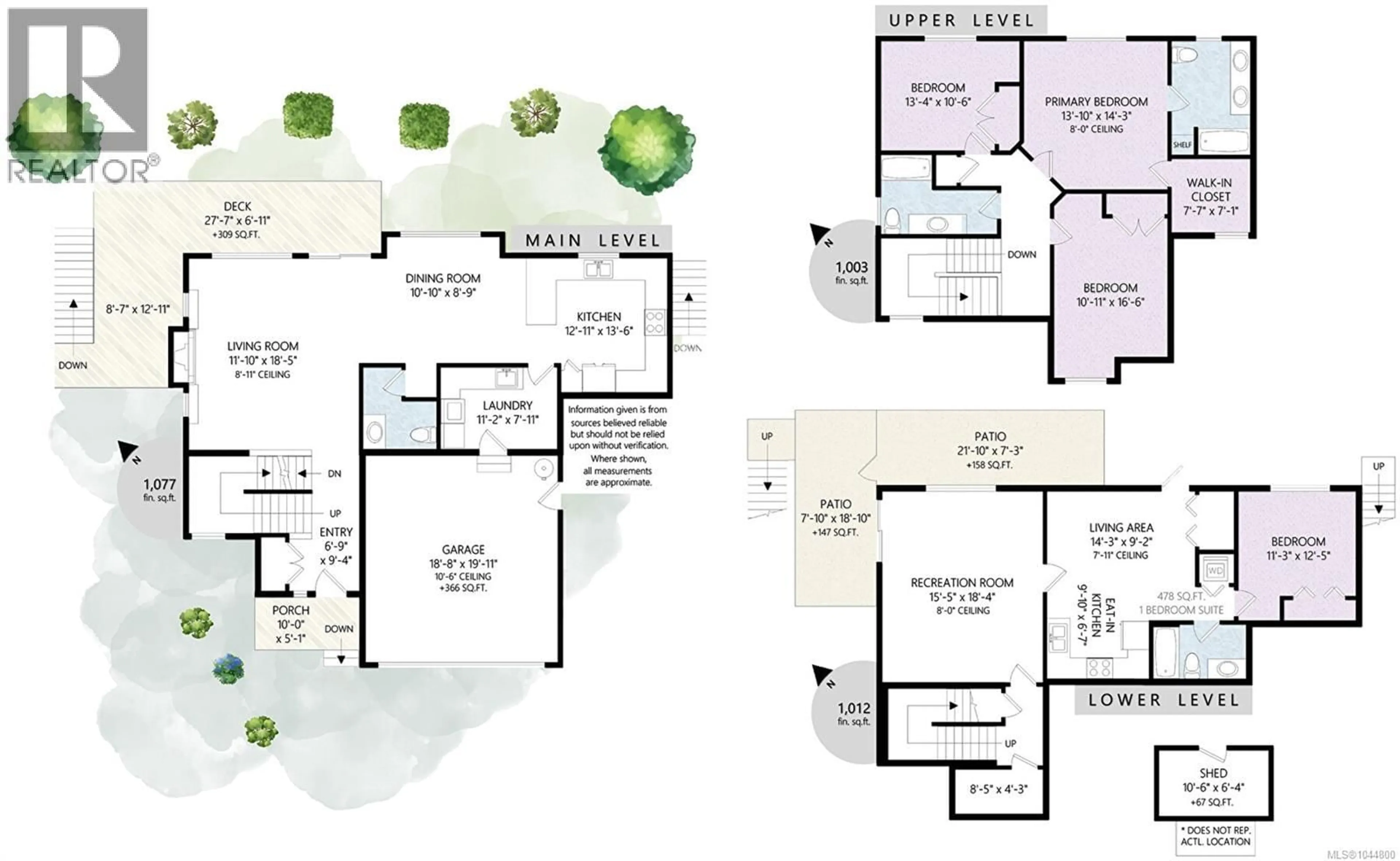 Floor plan for 3618 BELSIZE CLOSE, Langford British Columbia V9C0J3
