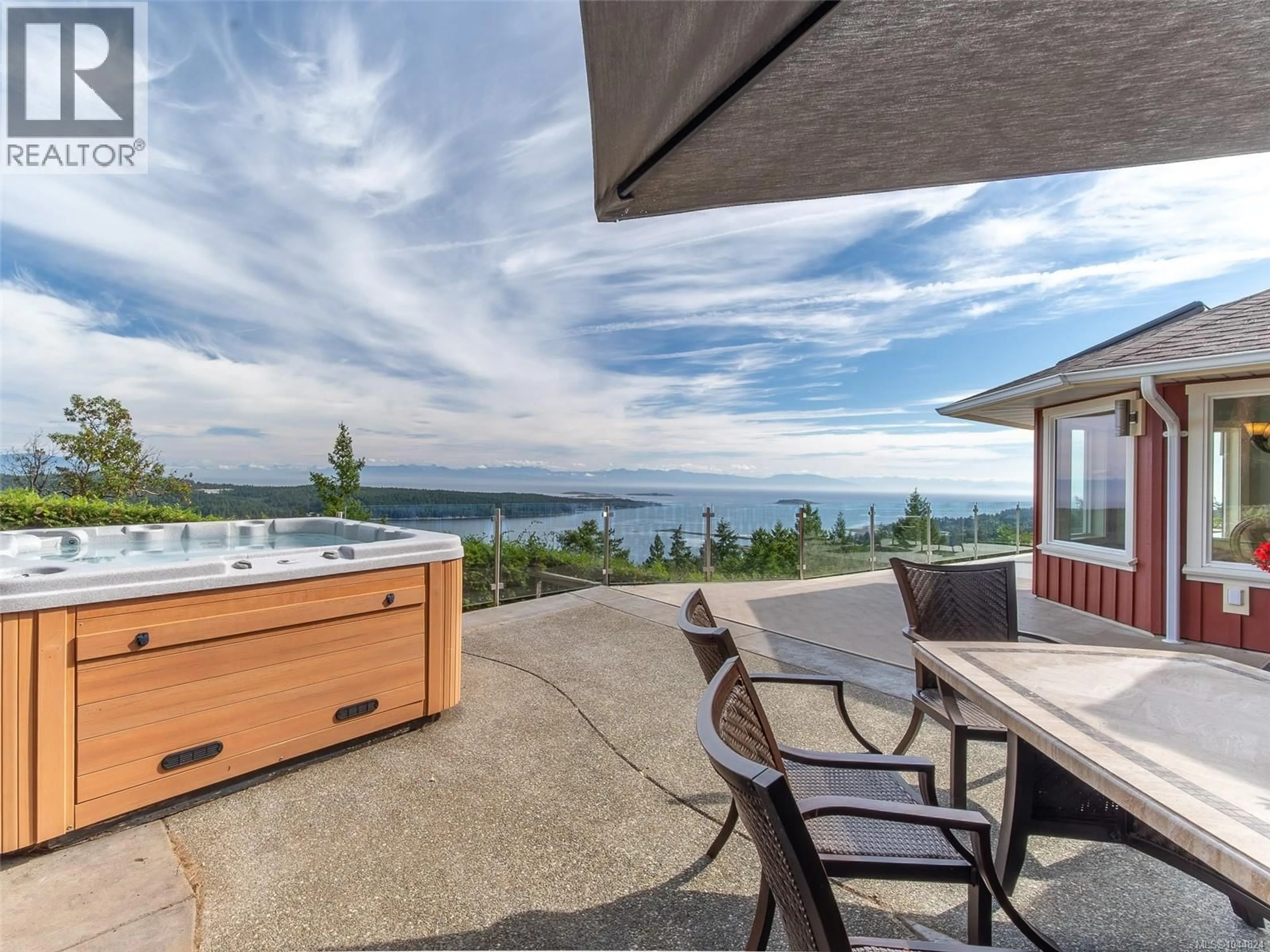 Patio, water/lake/river/ocean view for 8485 LISA LANE, Lantzville British Columbia V0R2H0