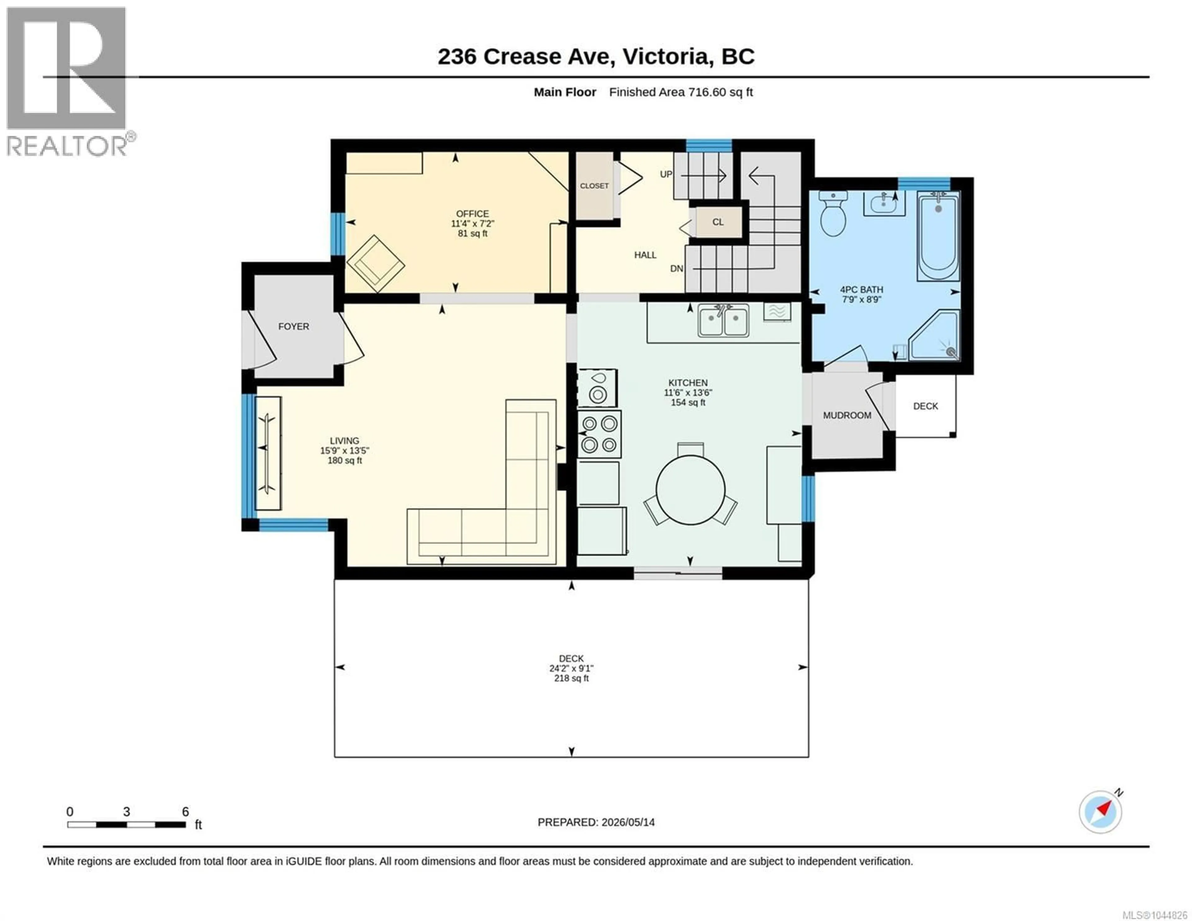 Floor plan for 236 CREASE AVENUE, Saanich British Columbia V8Z1S9