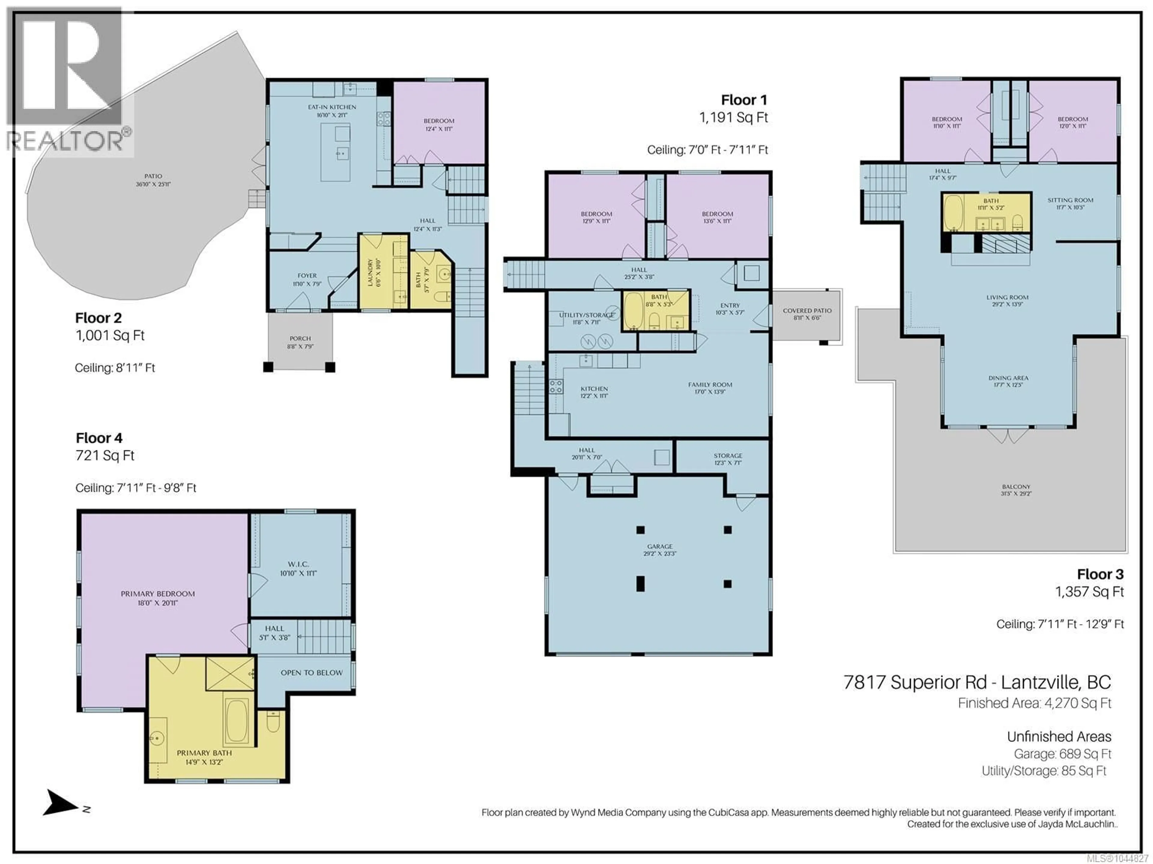 Floor plan for 7817 SUPERIOR ROAD, Lantzville British Columbia V0R2H0