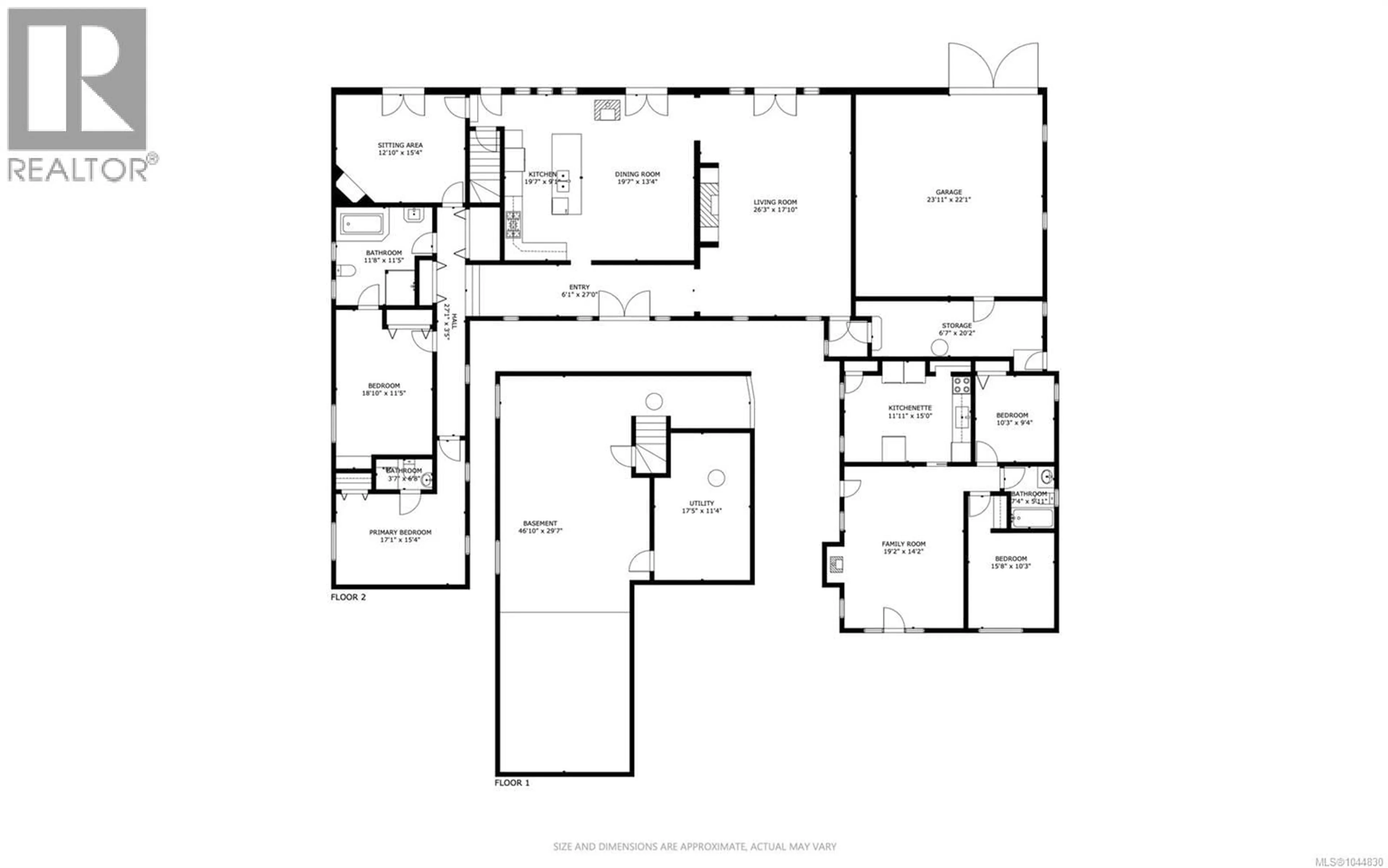 Floor plan for 395 LYNGAIL PLACE, Gabriola Island British Columbia V0R1X1