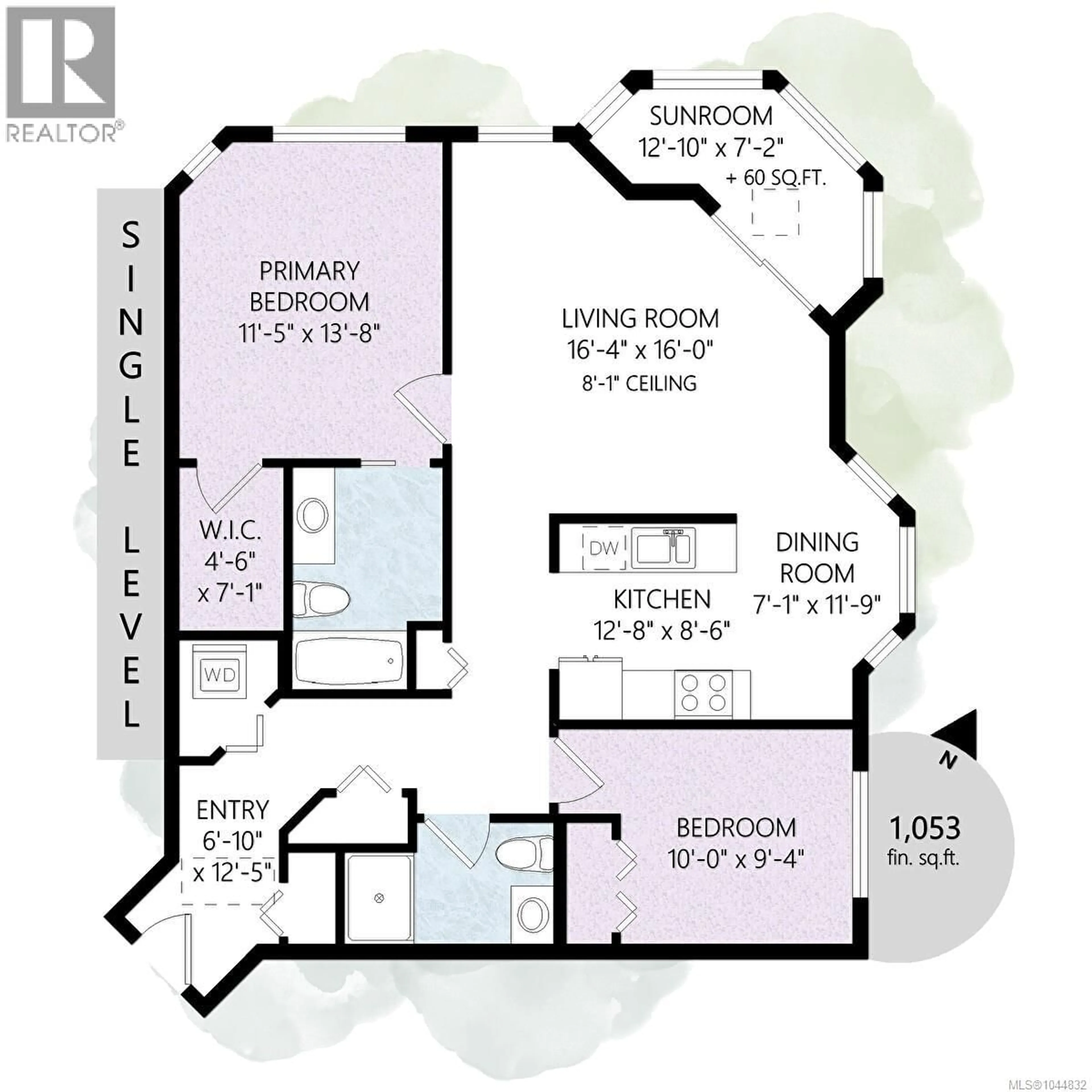 Floor plan for 409 - 1521 CHURCH AVENUE, Saanich British Columbia V8P5T7