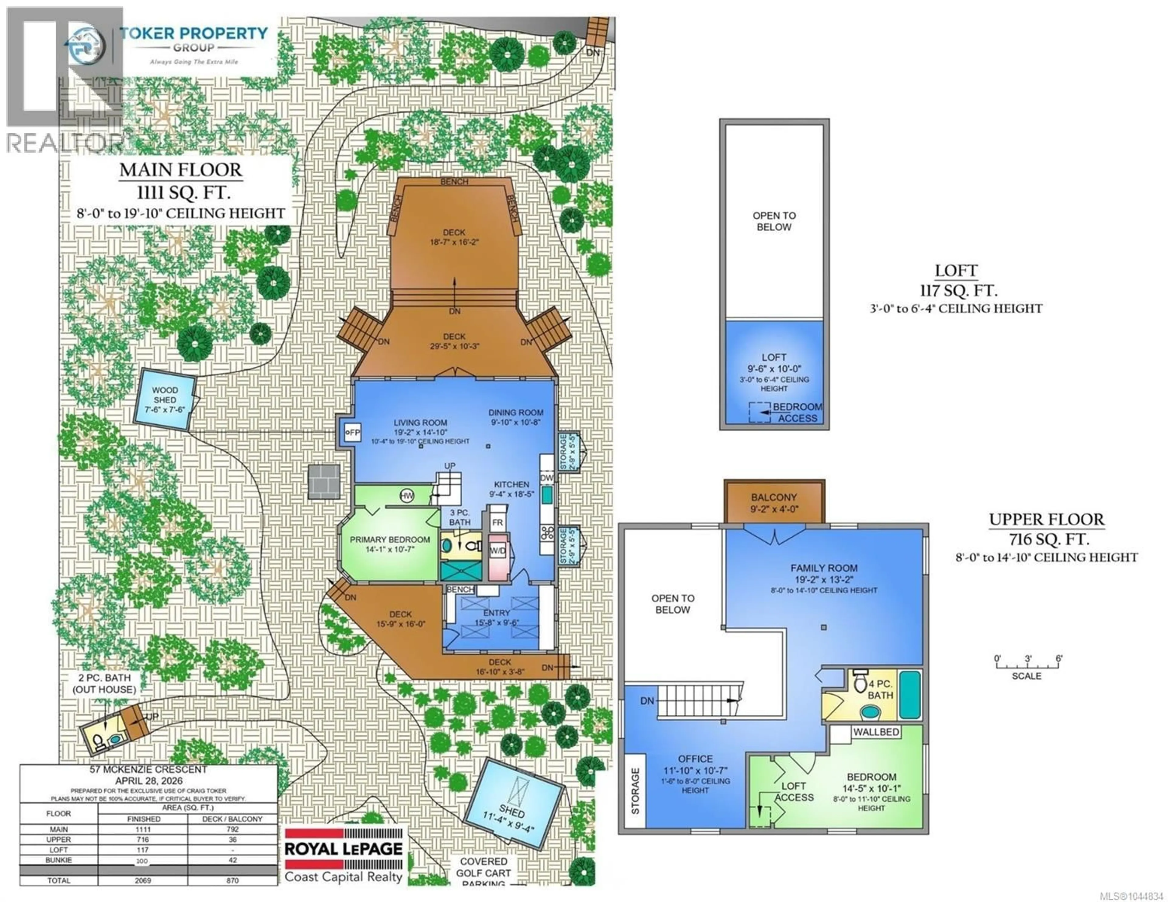 Floor plan for 511 - 747 OLD PLACE ROAD, Central Saanich British Columbia V8M0C3