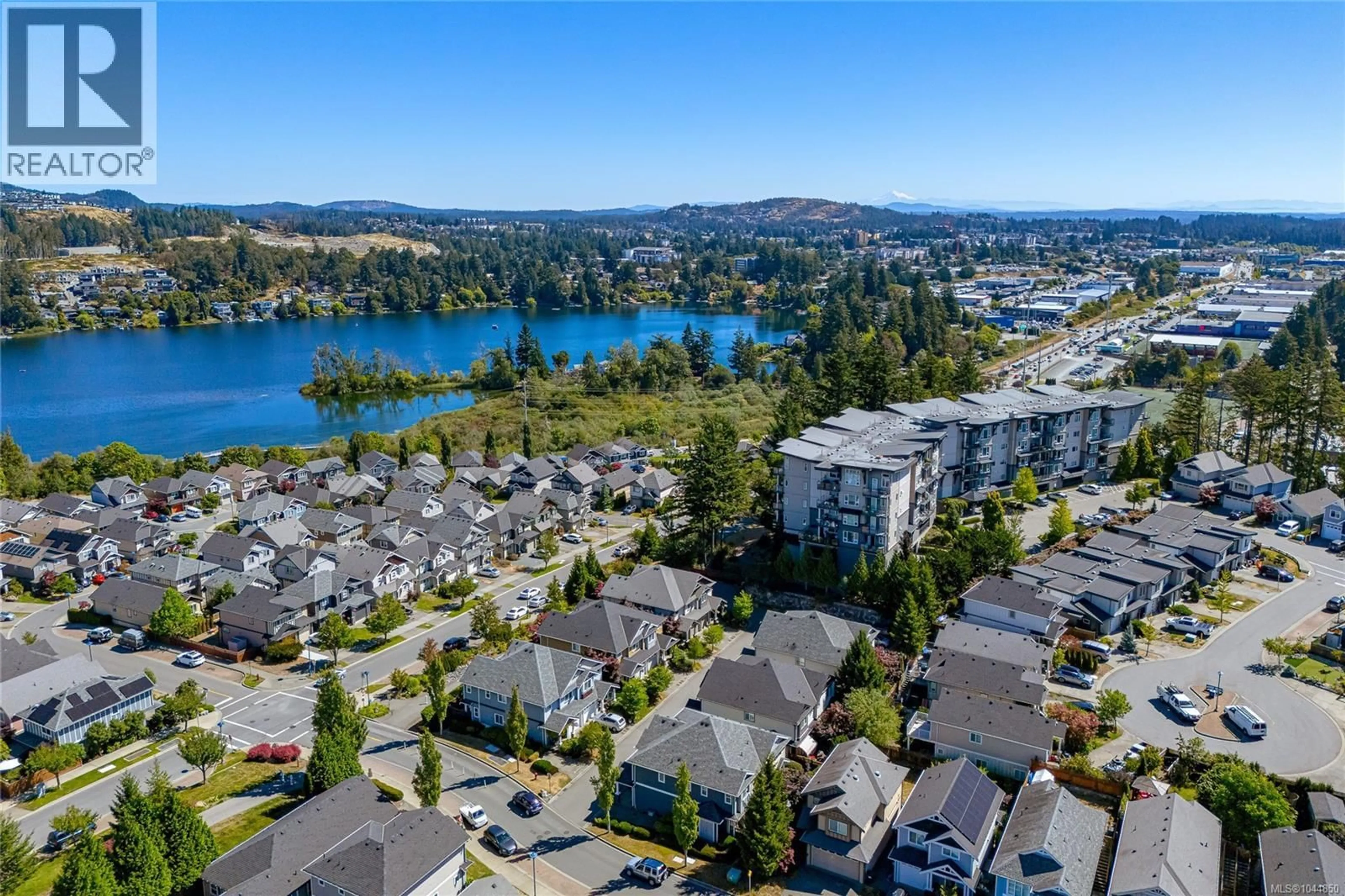 A pic from outside/outdoor area/front of a property/back of a property/a pic from drone, water/lake/river/ocean view for 111 - 2957 ALOUETTE DRIVE, Langford British Columbia V9B0M9